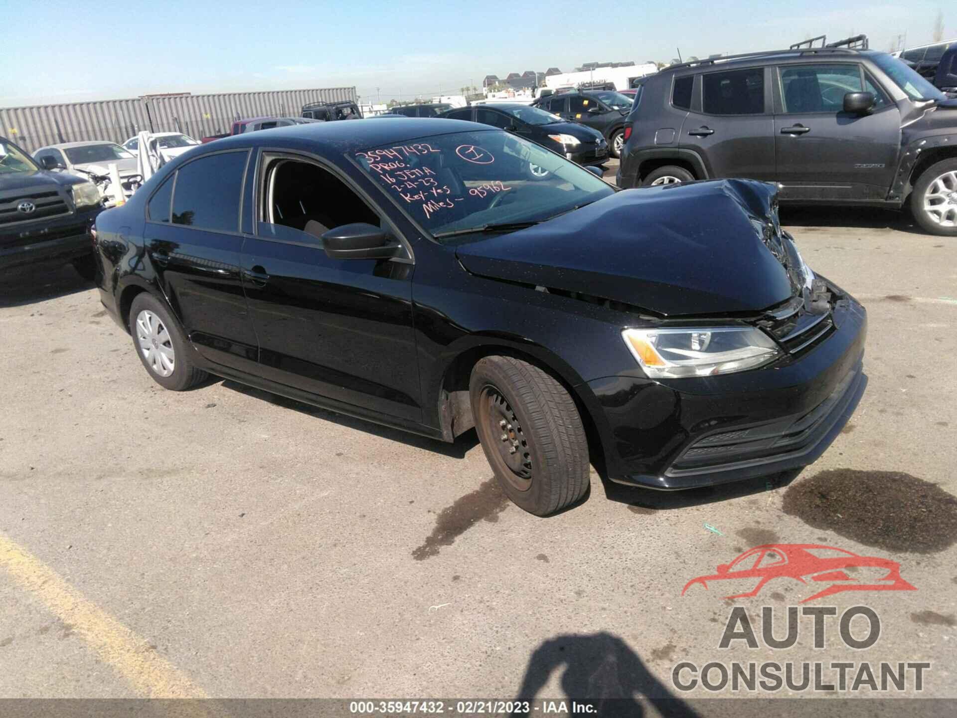 VOLKSWAGEN JETTA SEDAN 2016 - 3VW267AJ1GM391686