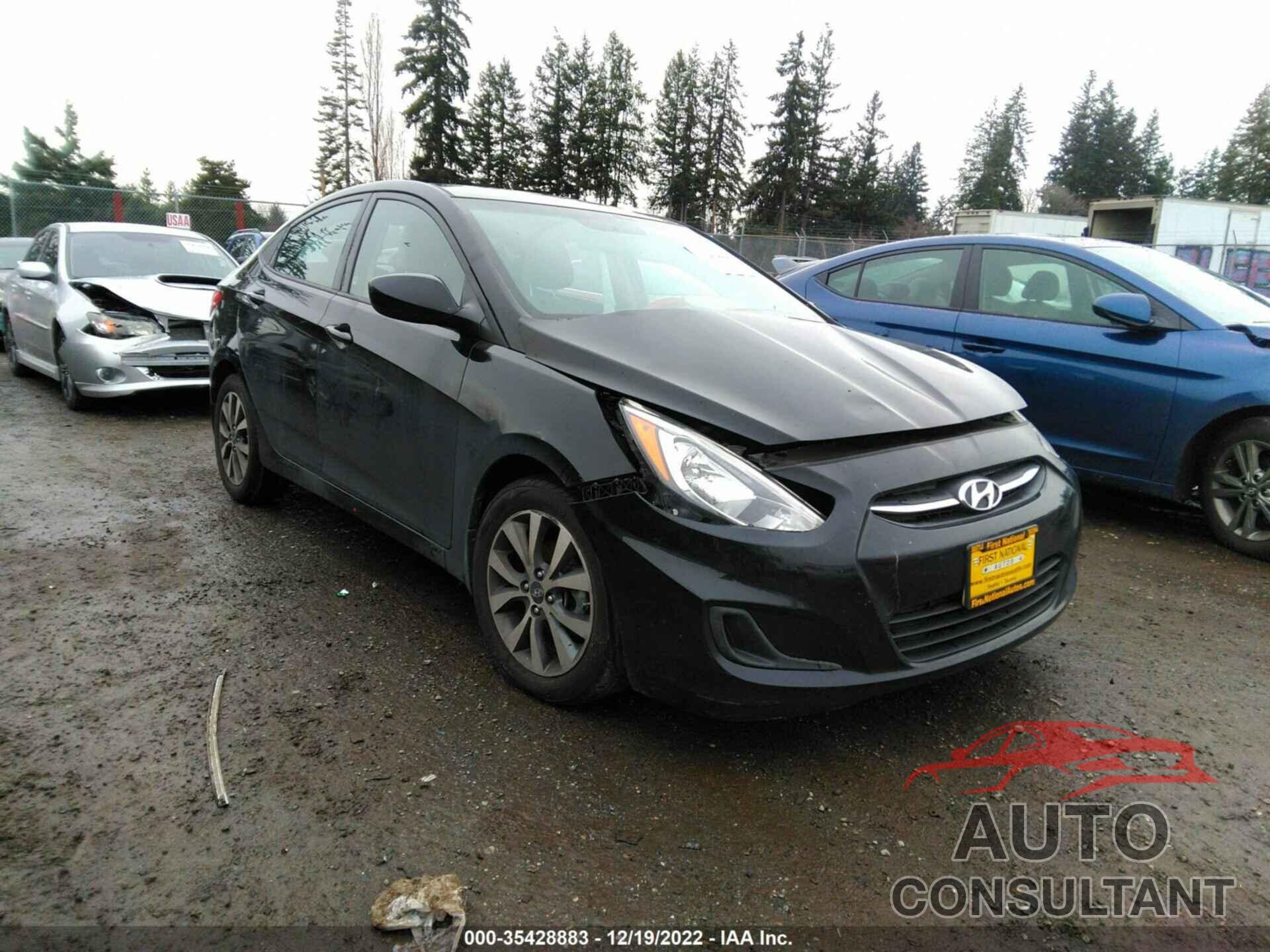 HYUNDAI ACCENT 2017 - KMHCT4AE9HU282757