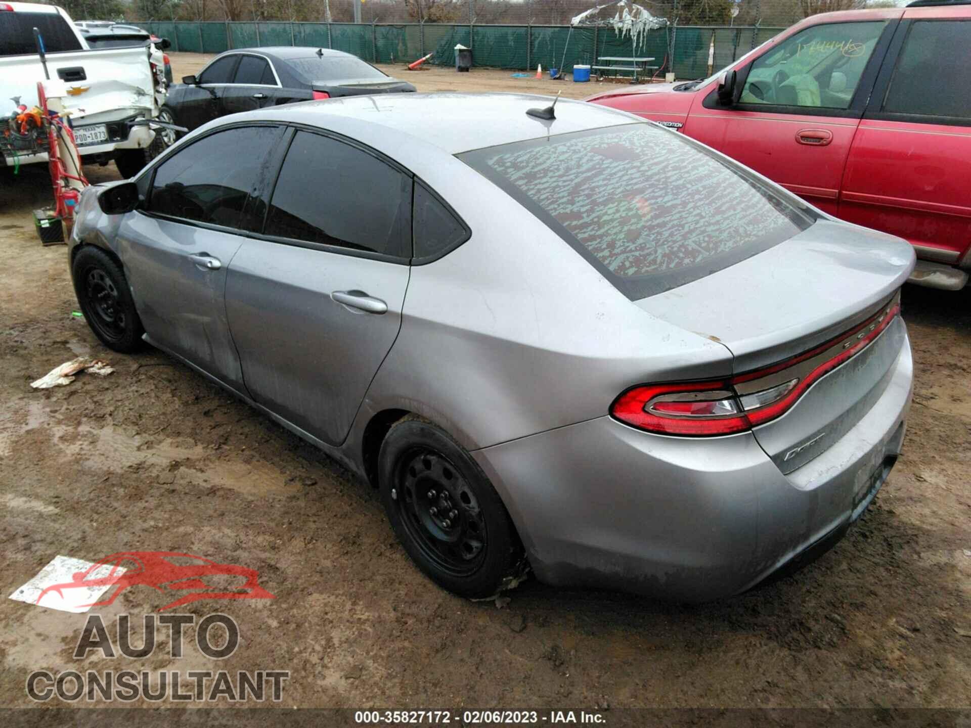 DODGE DART 2015 - 1C3CDFAA3FD187543