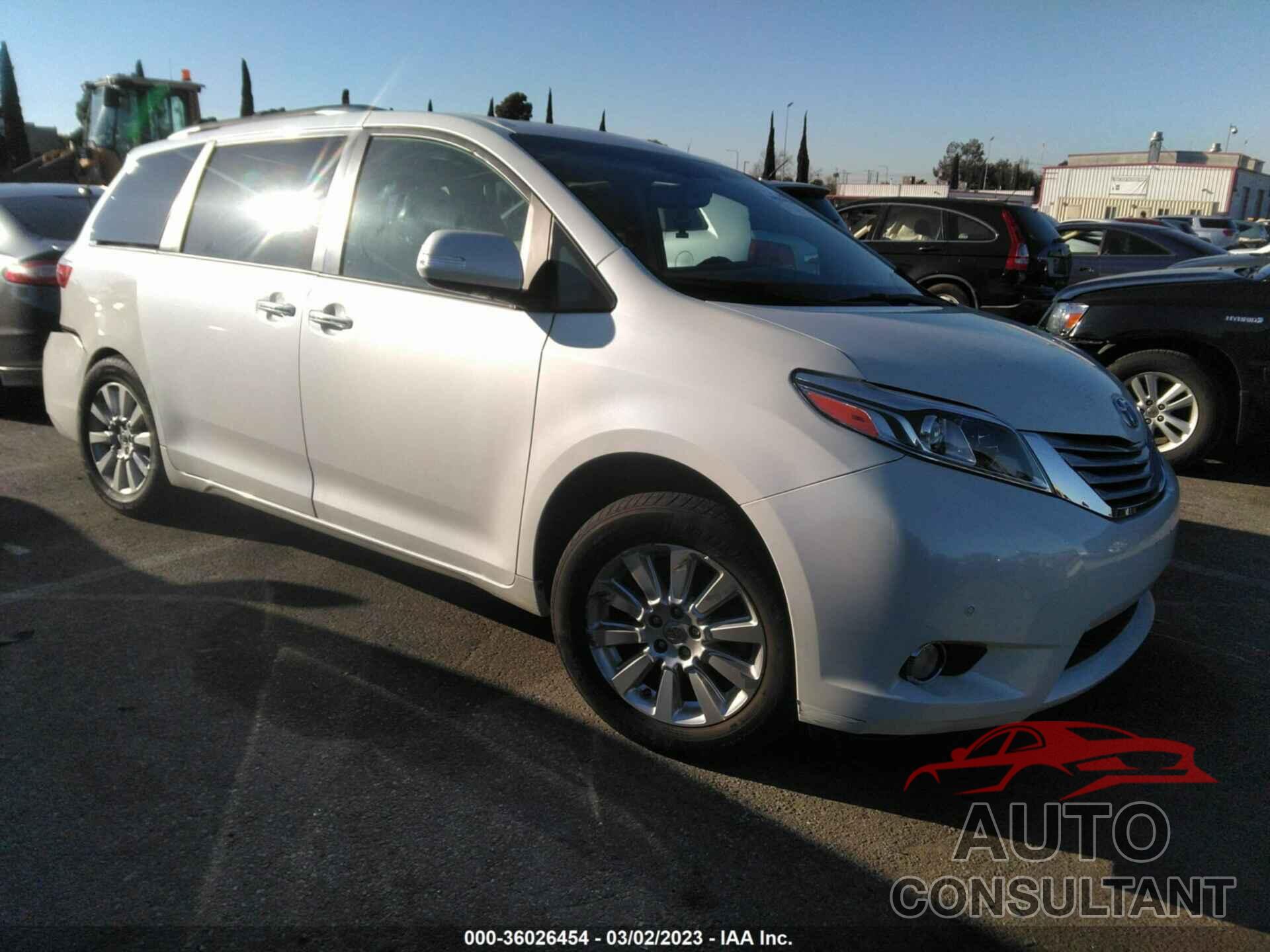 TOYOTA SIENNA 2016 - 5TDYK3DC9GS701016