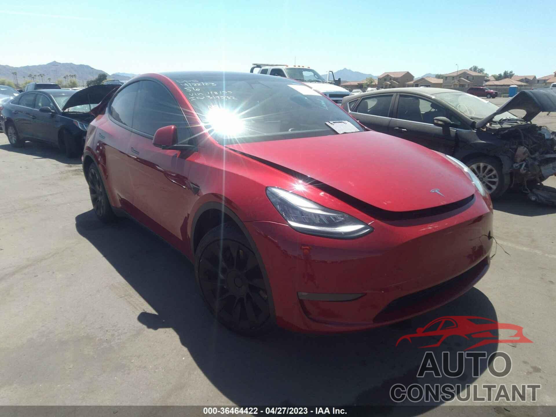 TESLA MODEL Y 2021 - 5YJYGDED2MF118155