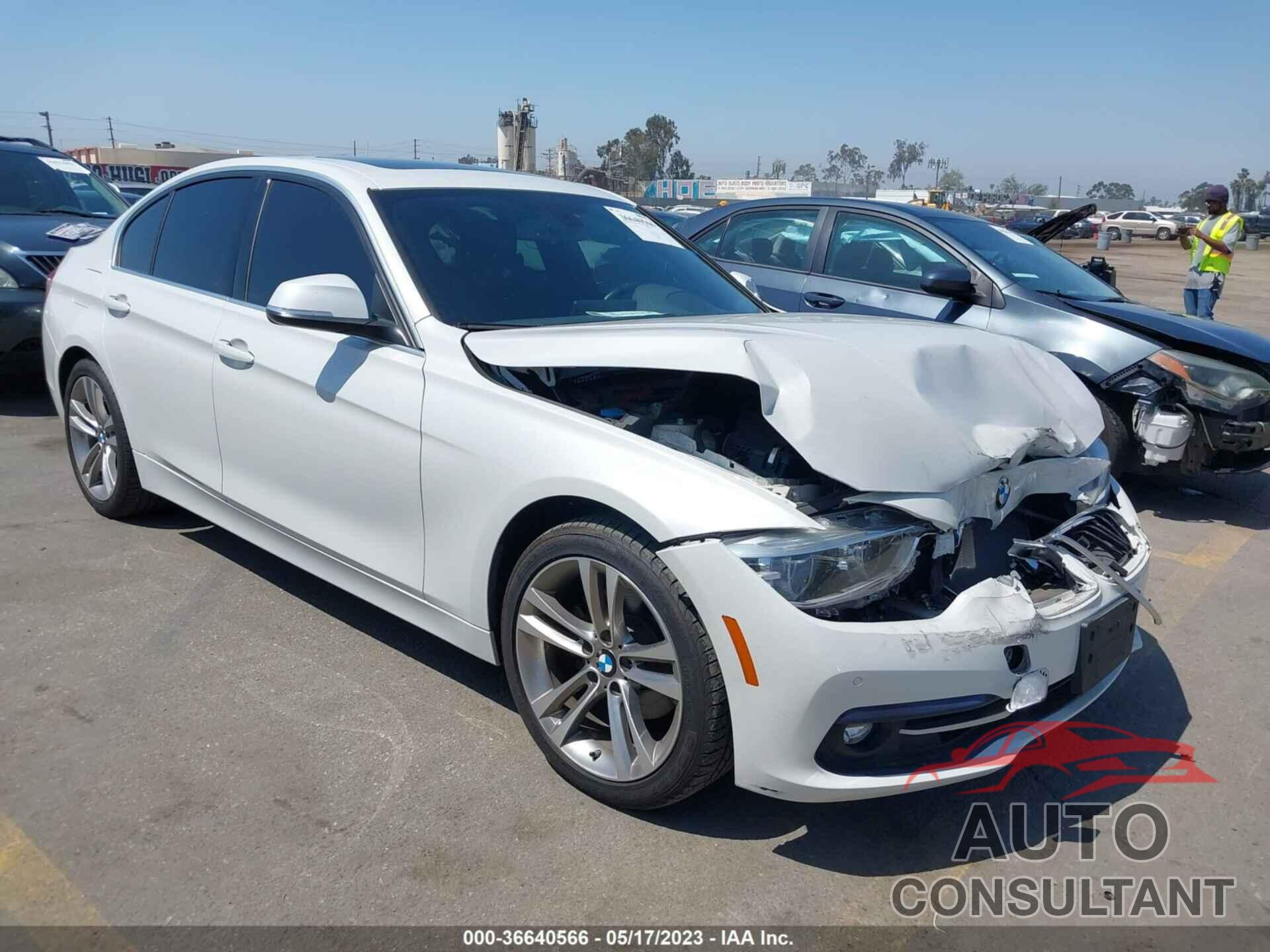 BMW 3 SERIES 2018 - WBA8B9G57JNU57473
