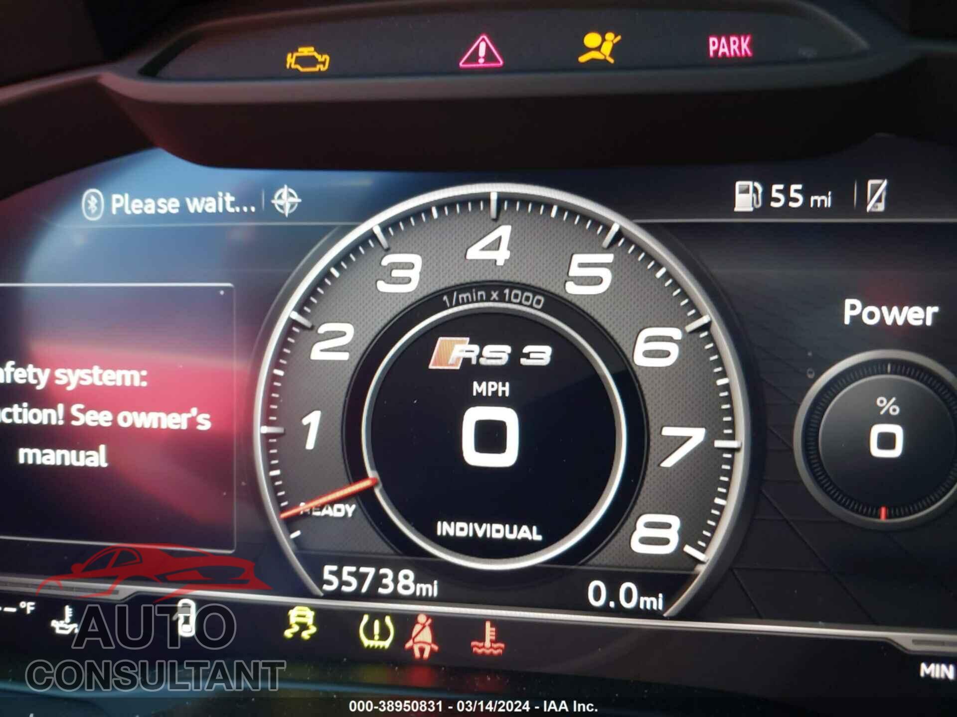 AUDI RS 3 2017 - WUABWGFF4H1900193