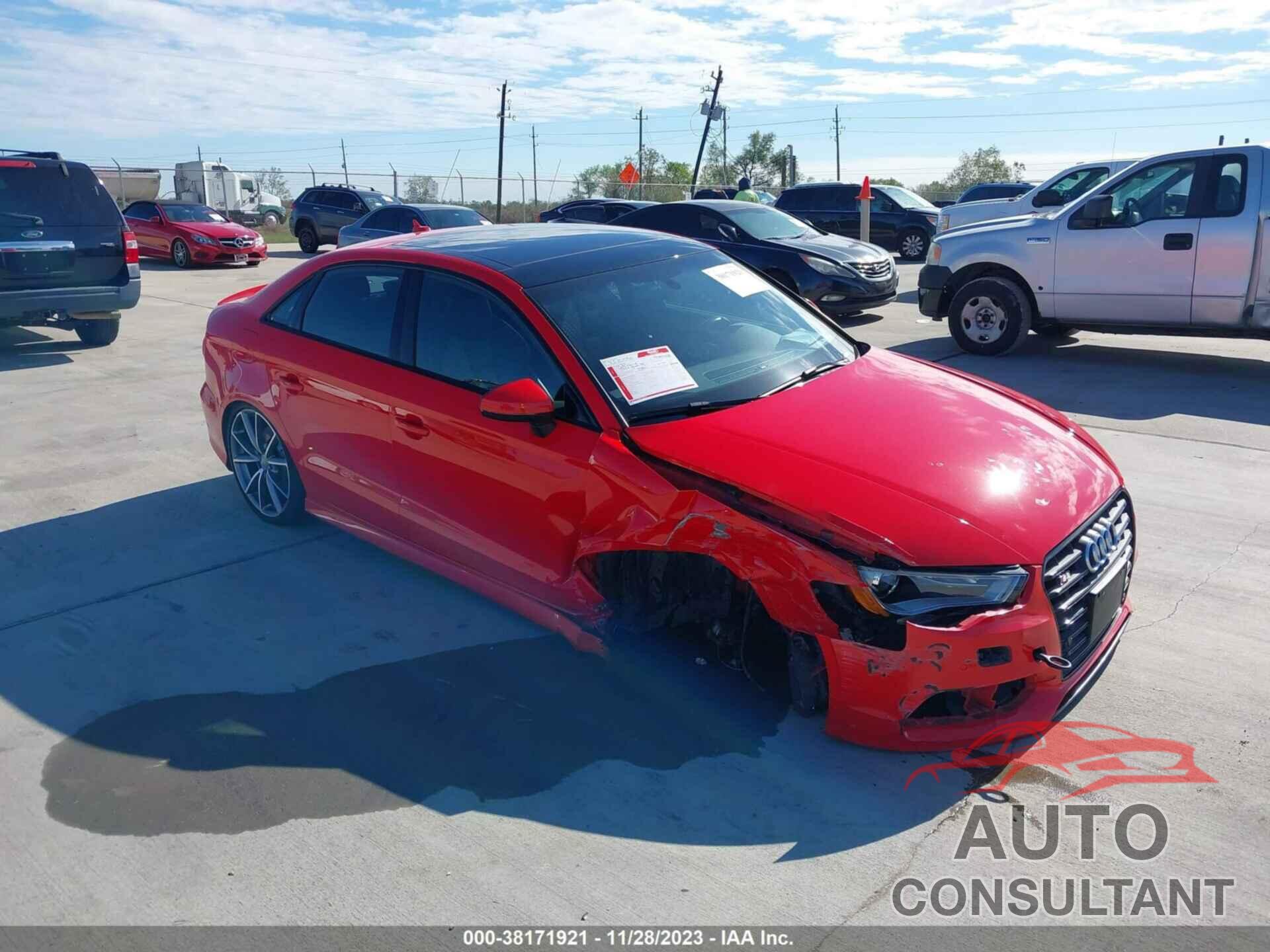 AUDI S3 2016 - WAUB1GFF5G1073599