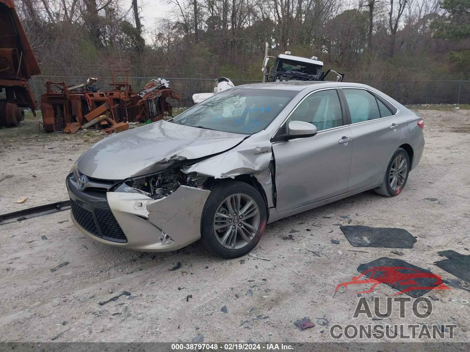 TOYOTA CAMRY HYBRID 2017 - 4T1BD1FK9HU209670