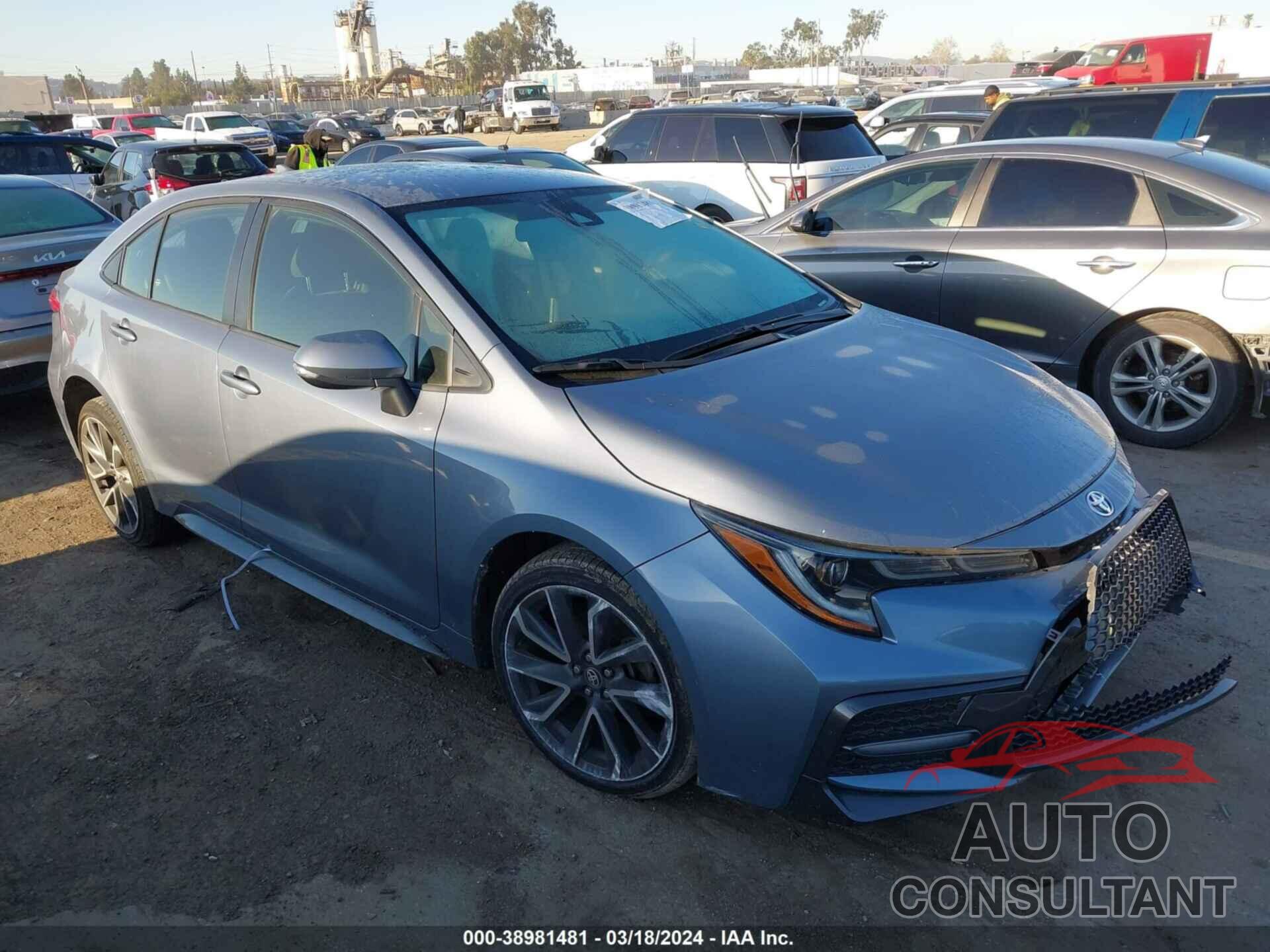 TOYOTA COROLLA 2021 - JTDS4MCE2MJ078355