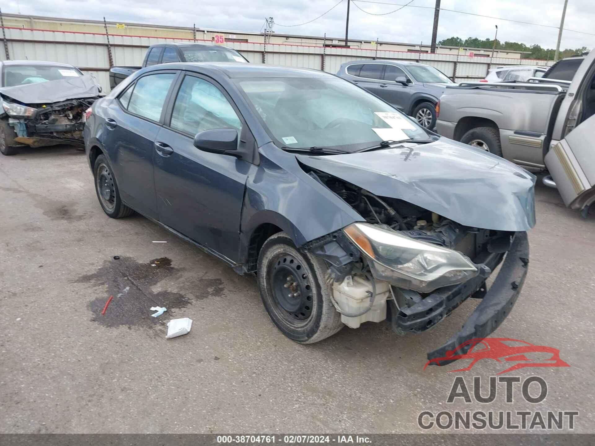 TOYOTA COROLLA 2016 - 5YFBURHE6GP410772