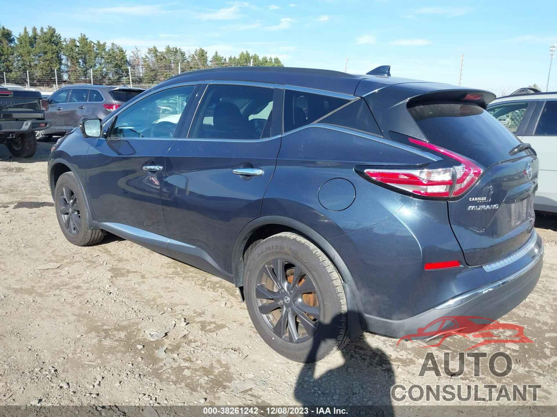 NISSAN MURANO 2018 - 5N1AZ2MH6JN186861