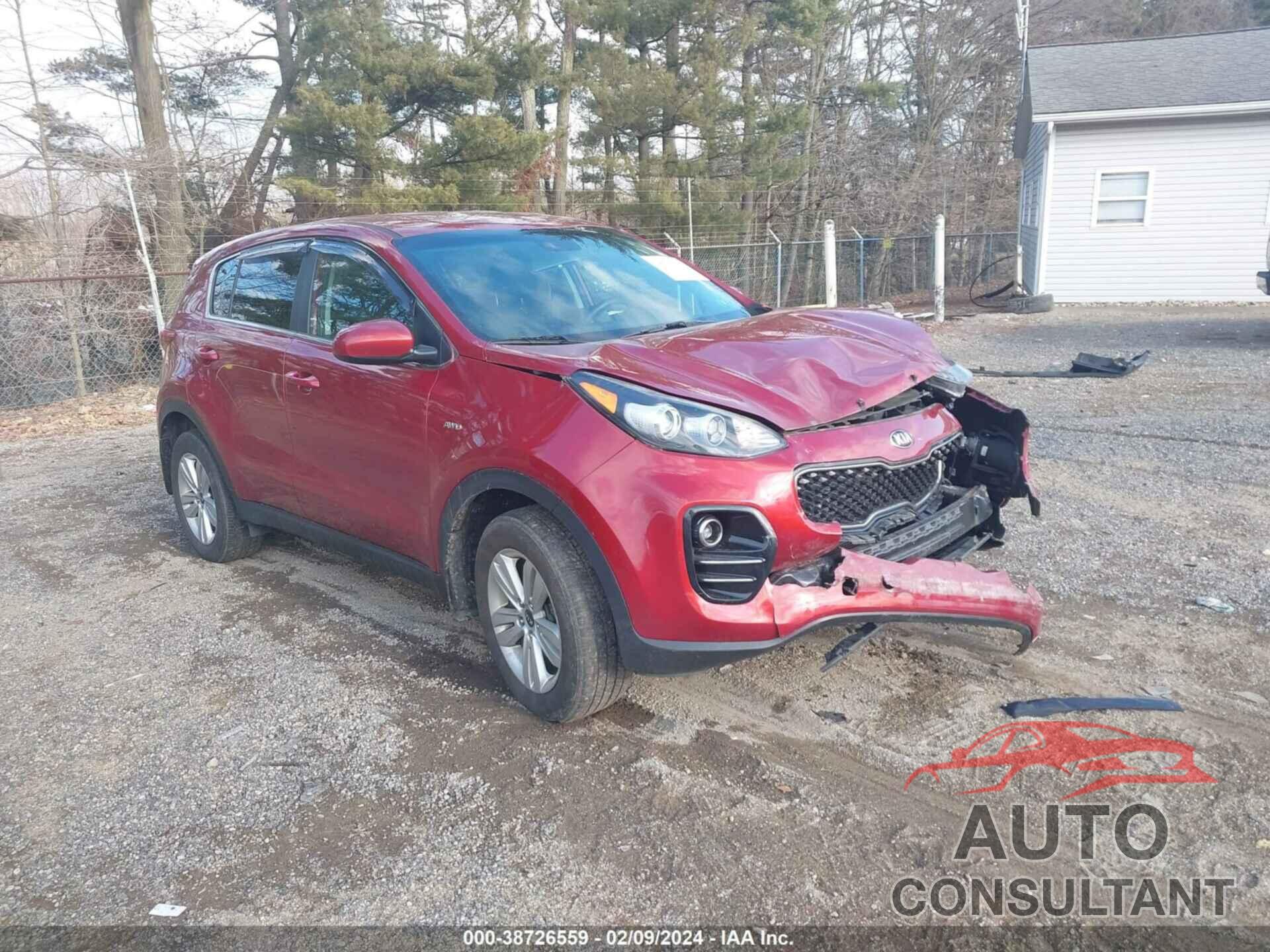 KIA SPORTAGE 2017 - KNDPMCAC0H7119019