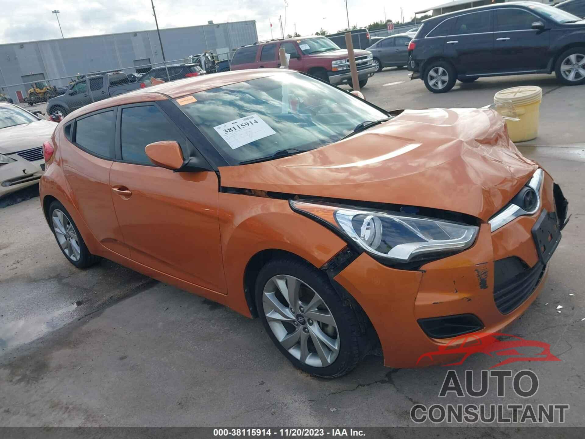 HYUNDAI VELOSTER 2016 - KMHTC6AD1GU281586