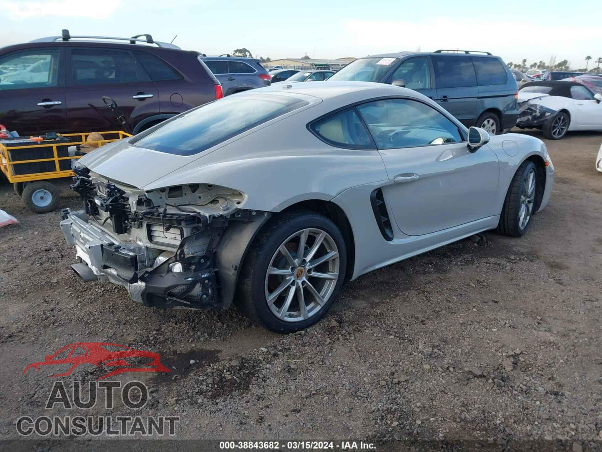 PORSCHE 718 CAYMAN 2019 - WP0AA2A84KS260538
