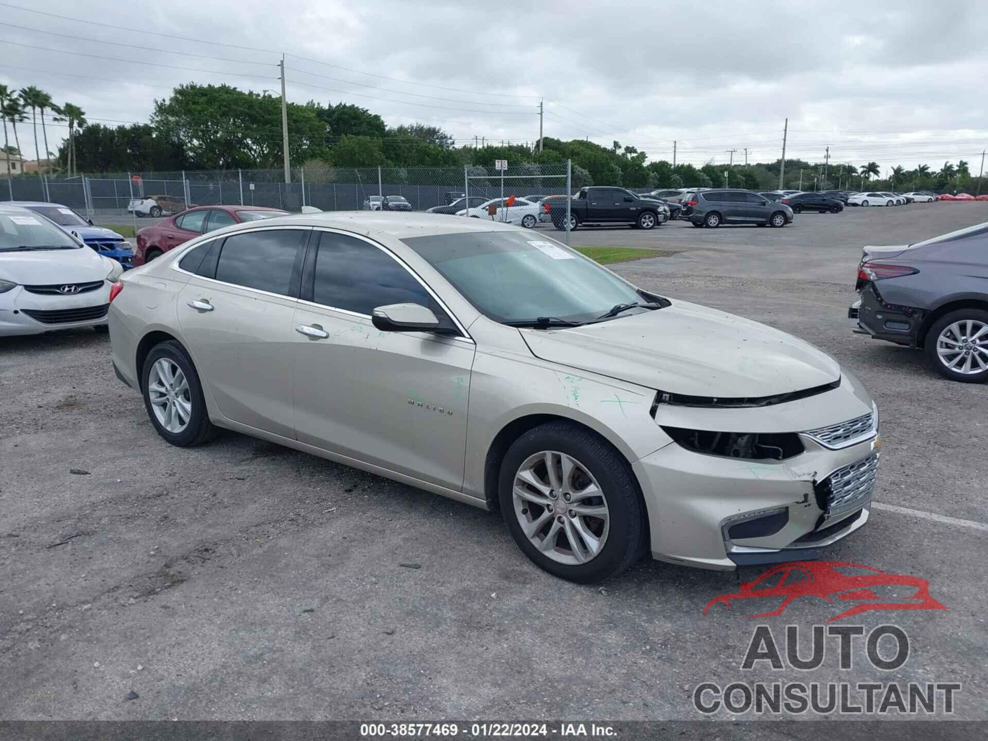 CHEVROLET MALIBU 2016 - 1G1ZE5STXGF203720
