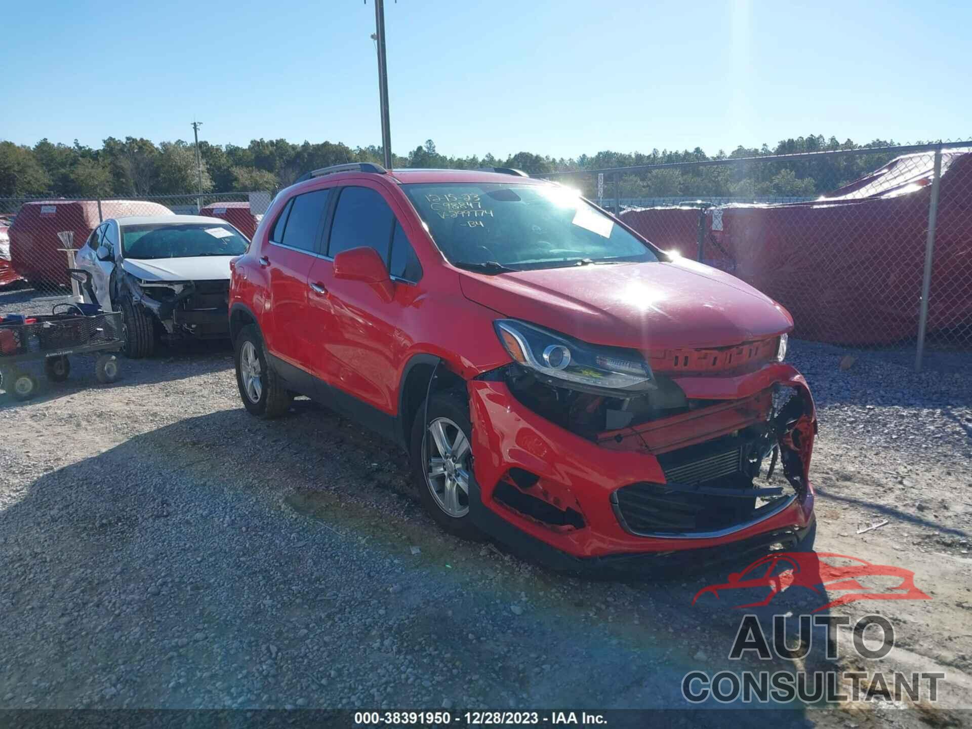 CHEVROLET TRAX 2018 - 3GNCJPSB7JL299774