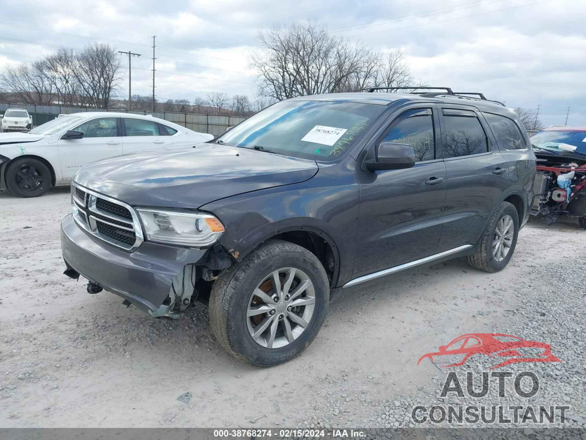 DODGE DURANGO 2016 - 1C4RDJAGXGC486452