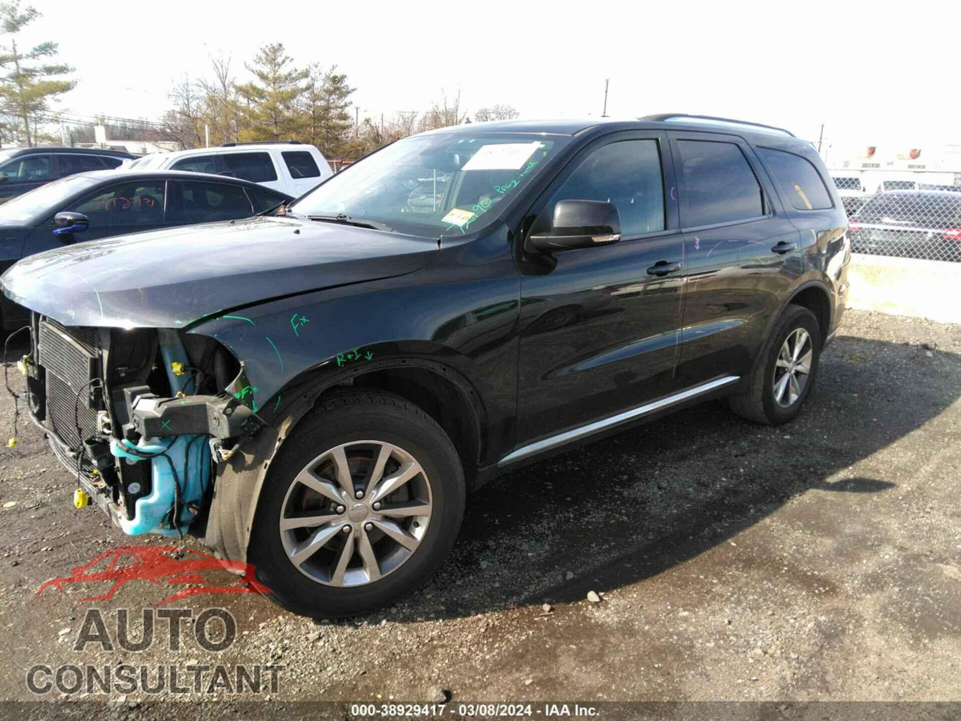 DODGE DURANGO 2016 - 1C4RDJDG9GC375001