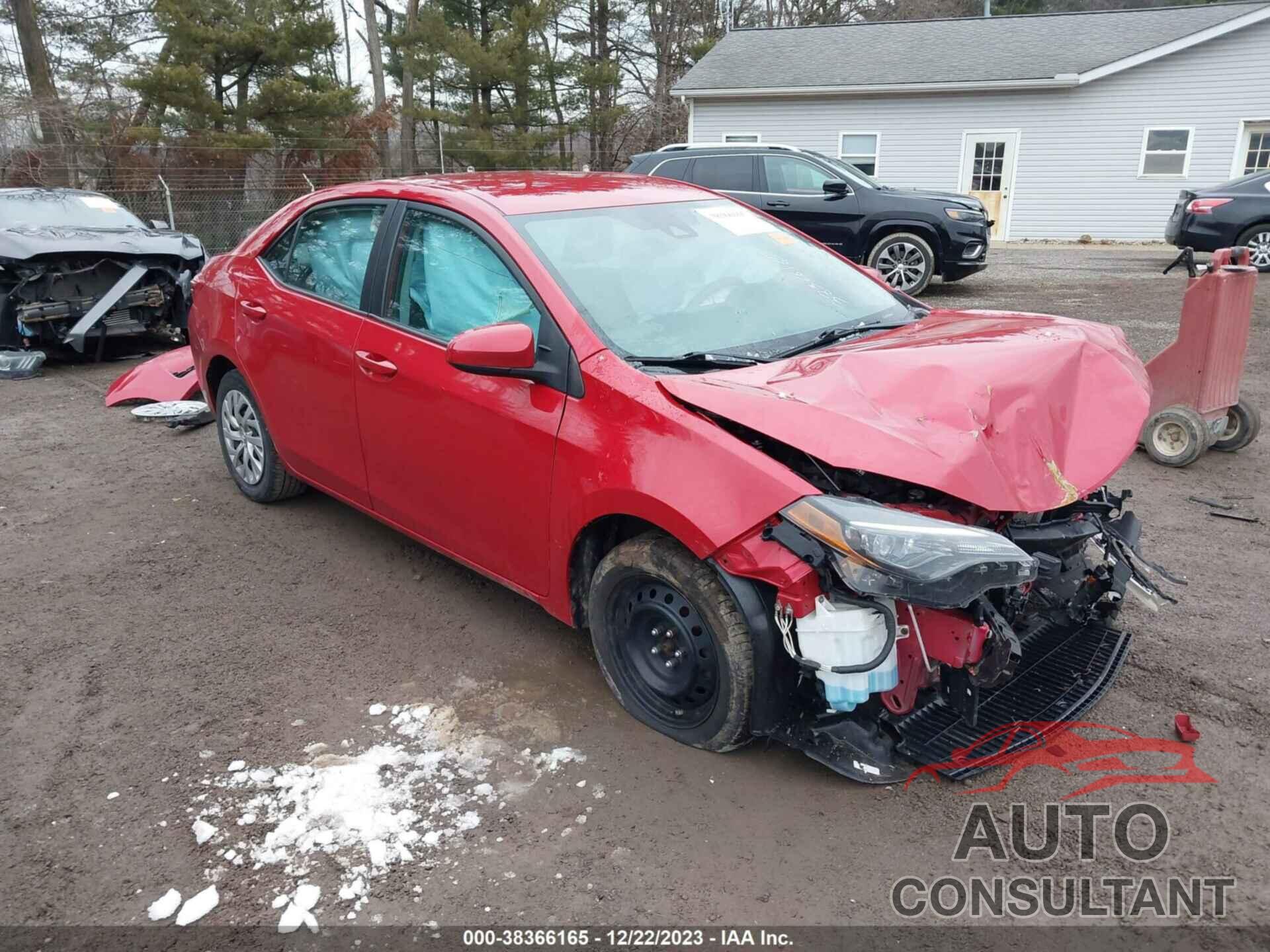 TOYOTA COROLLA 2018 - 2T1BURHE1JC091367