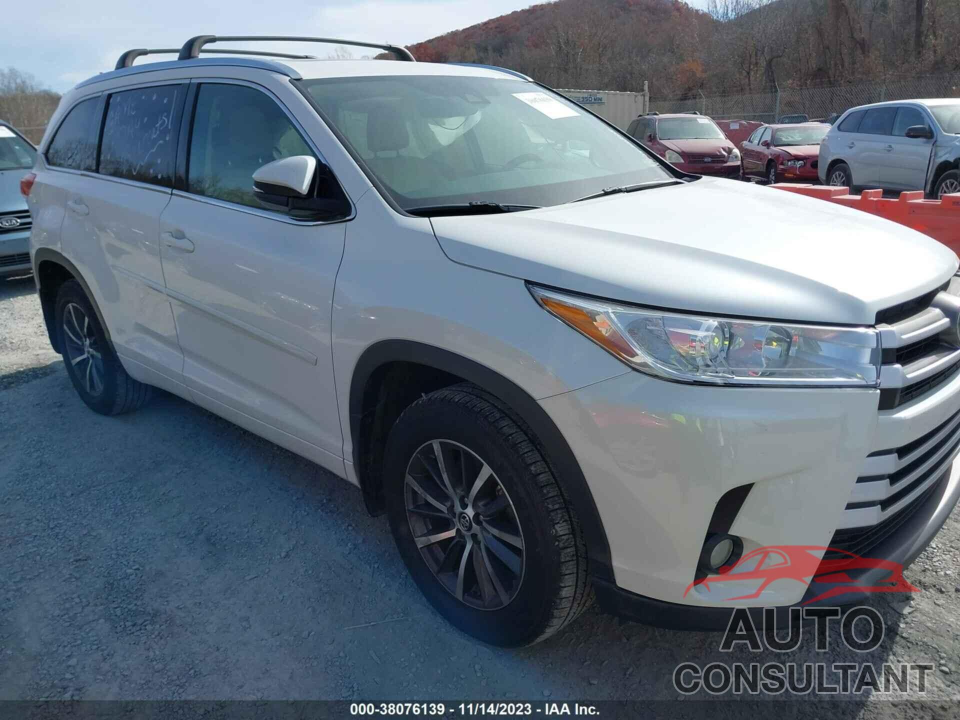 TOYOTA HIGHLANDER 2017 - 5TDJZRFH3HS397529