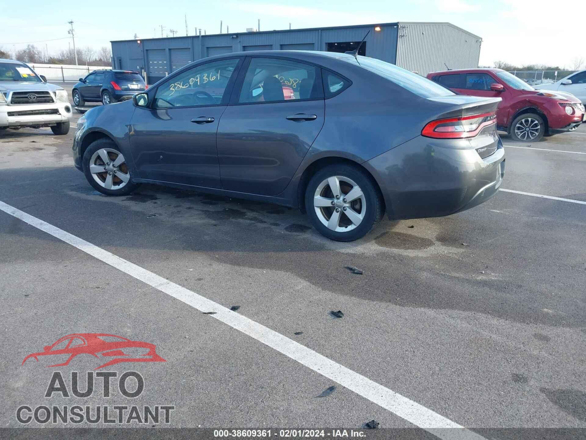 DODGE DART 2016 - 1C3CDFBBXGD538487