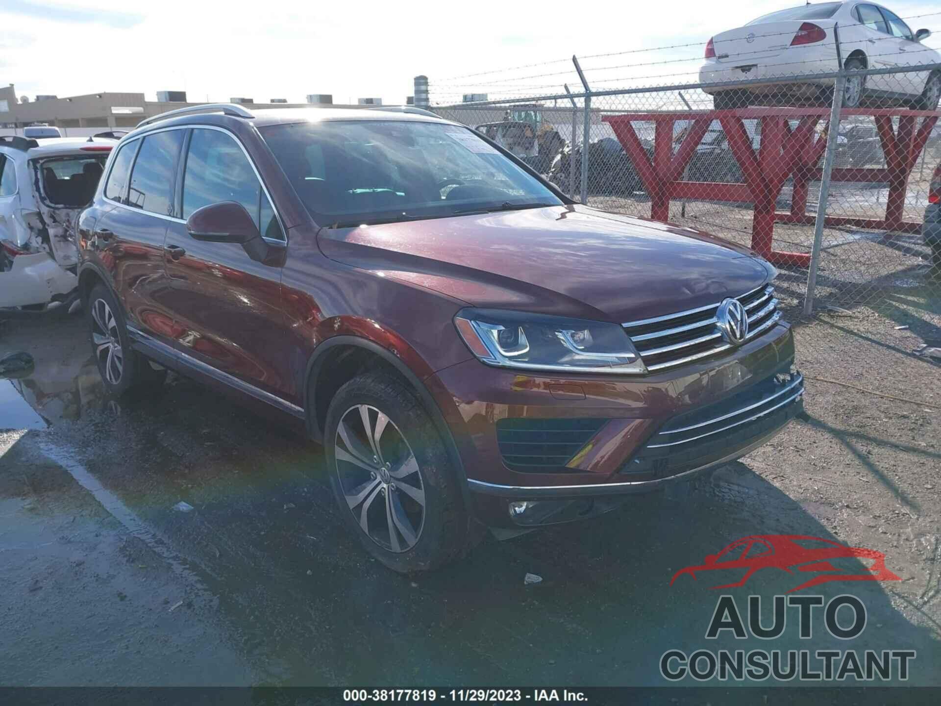 VOLKSWAGEN TOUAREG 2017 - WVGRF7BP0HD003912