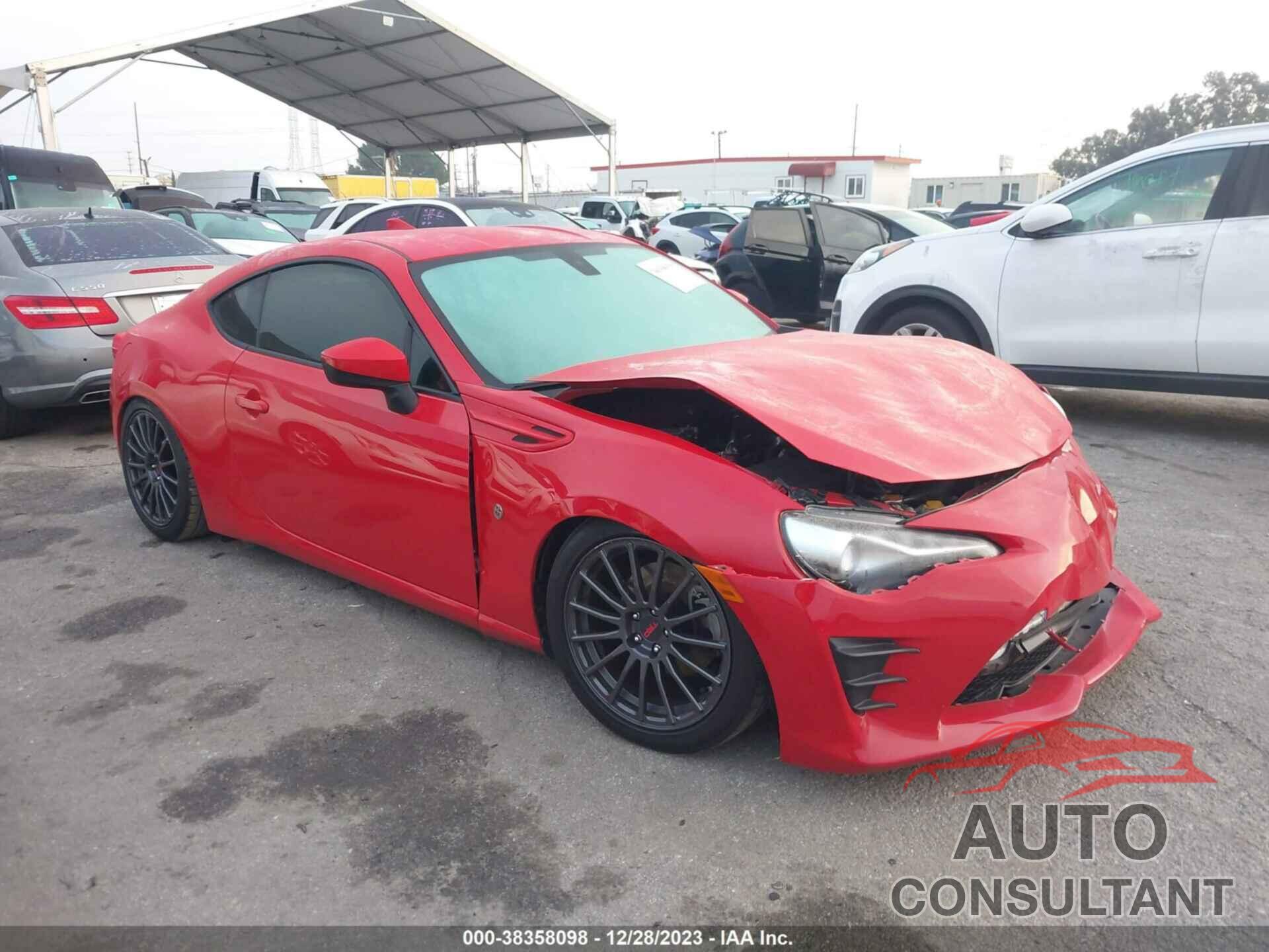TOYOTA 86 2018 - JF1ZNAA16J9701599