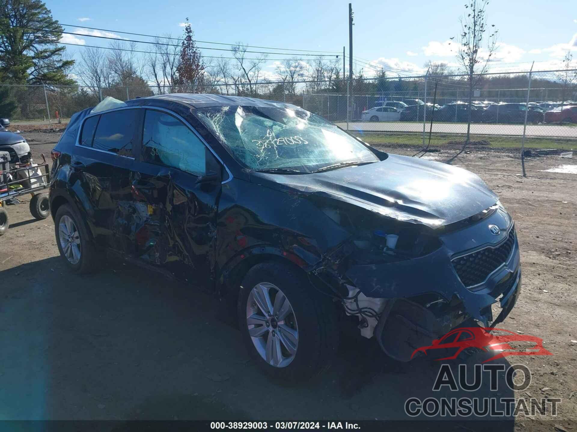 KIA SPORTAGE 2018 - KNDPM3AC9J7317166