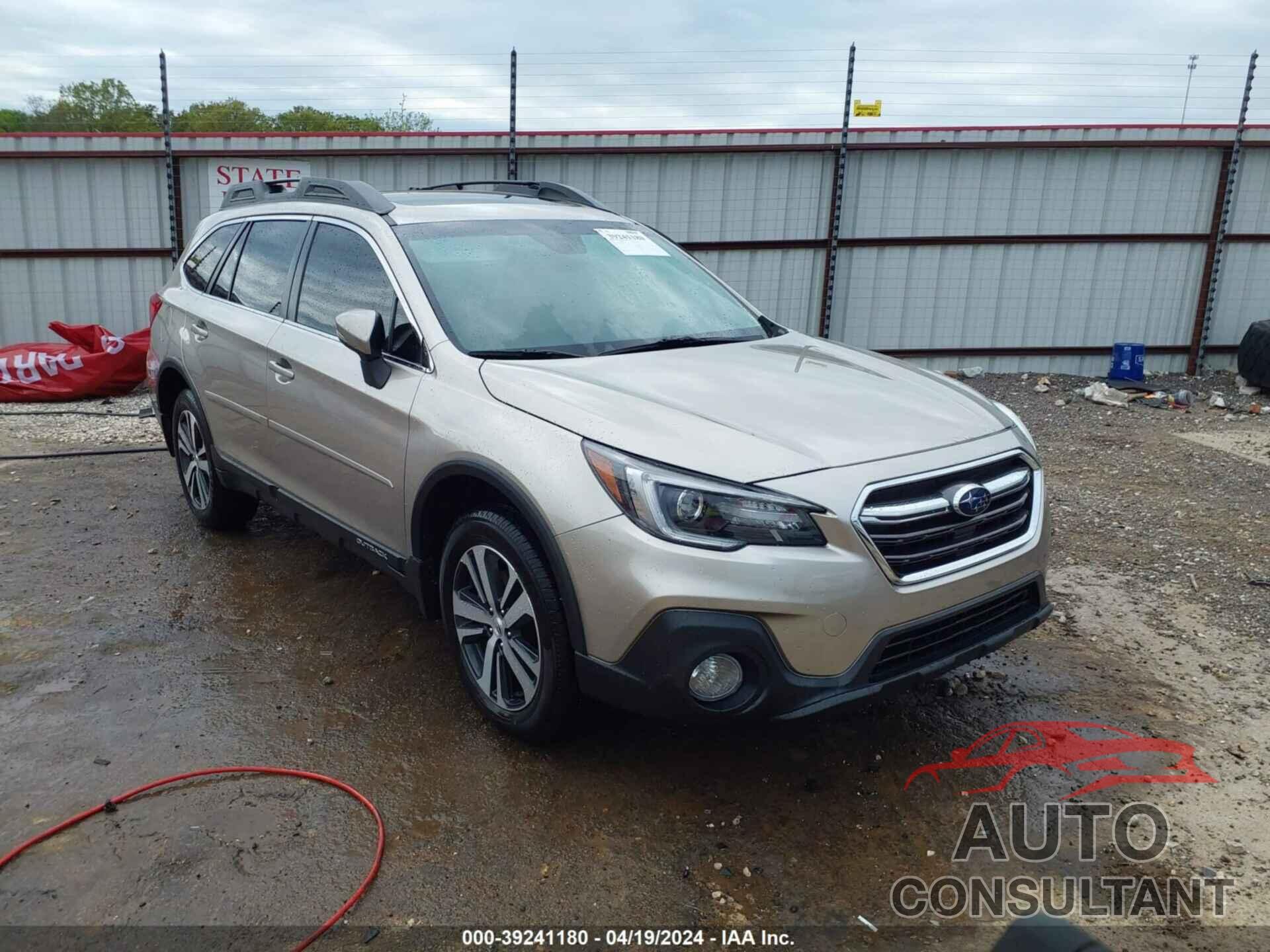 SUBARU OUTBACK 2018 - 4S4BSANC1J3383423