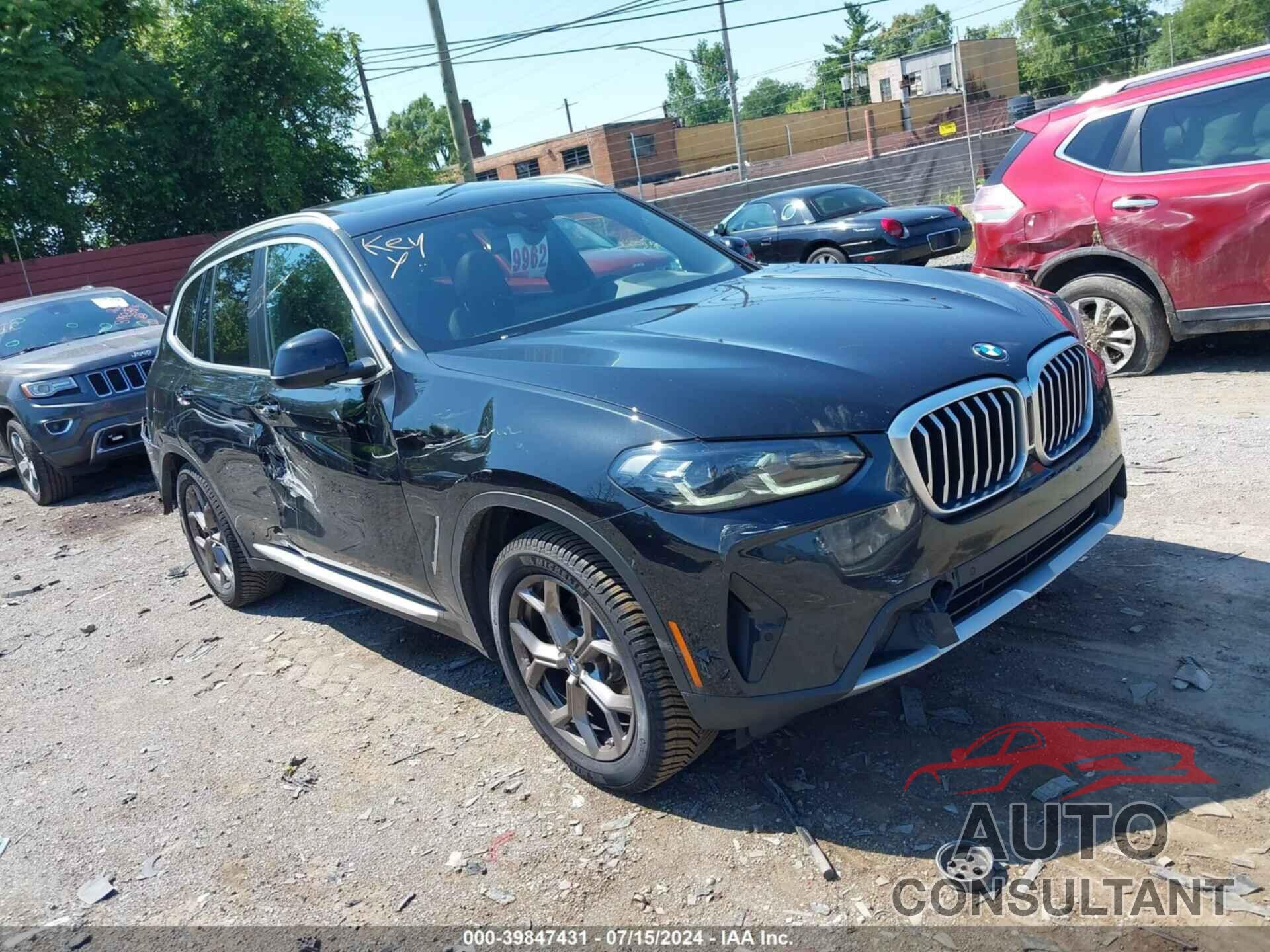 BMW X3 2022 - 5UX53DP07N9K12244