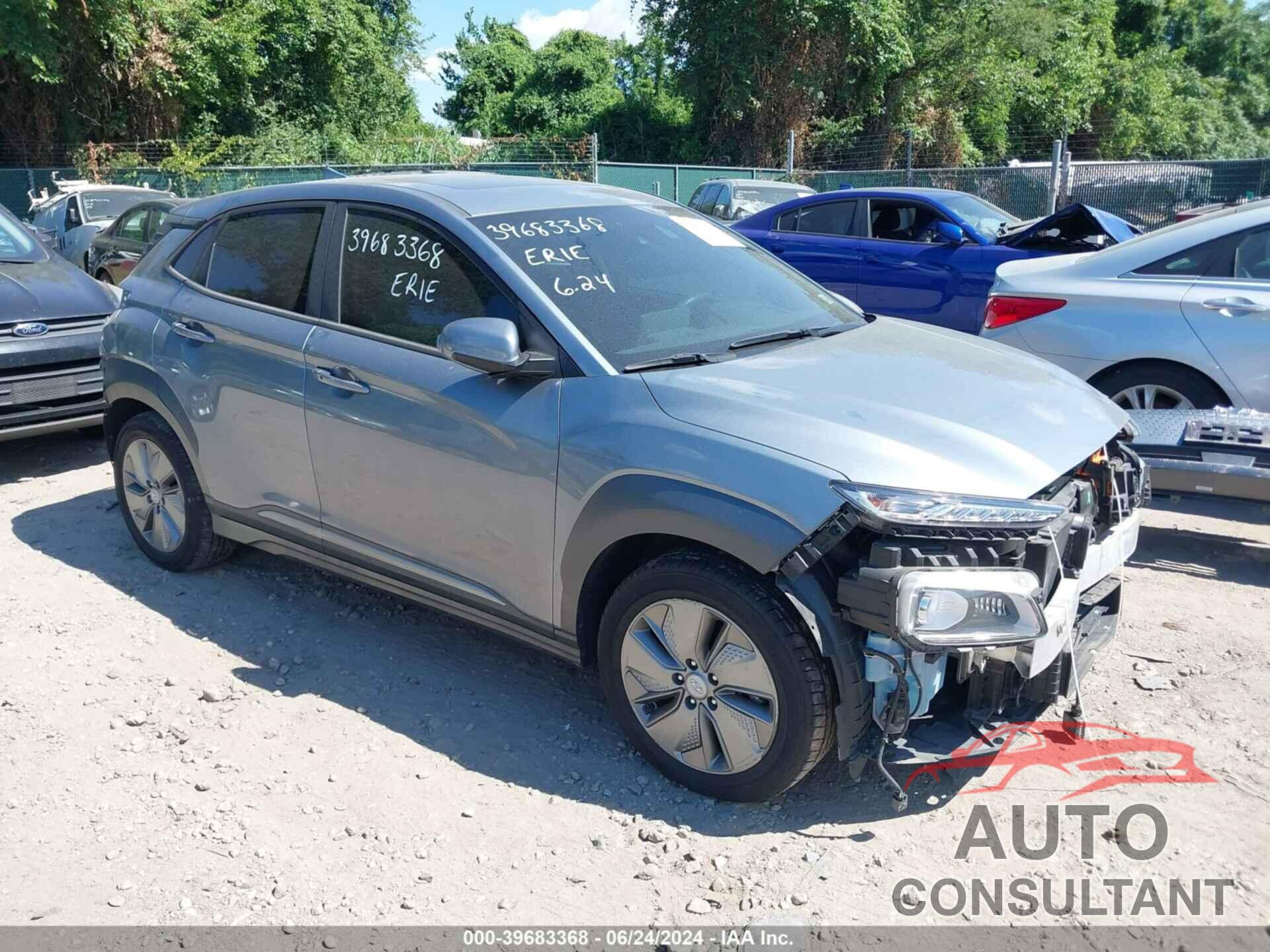 HYUNDAI KONA ELECTRIC 2021 - KM8K53AG7MU124512