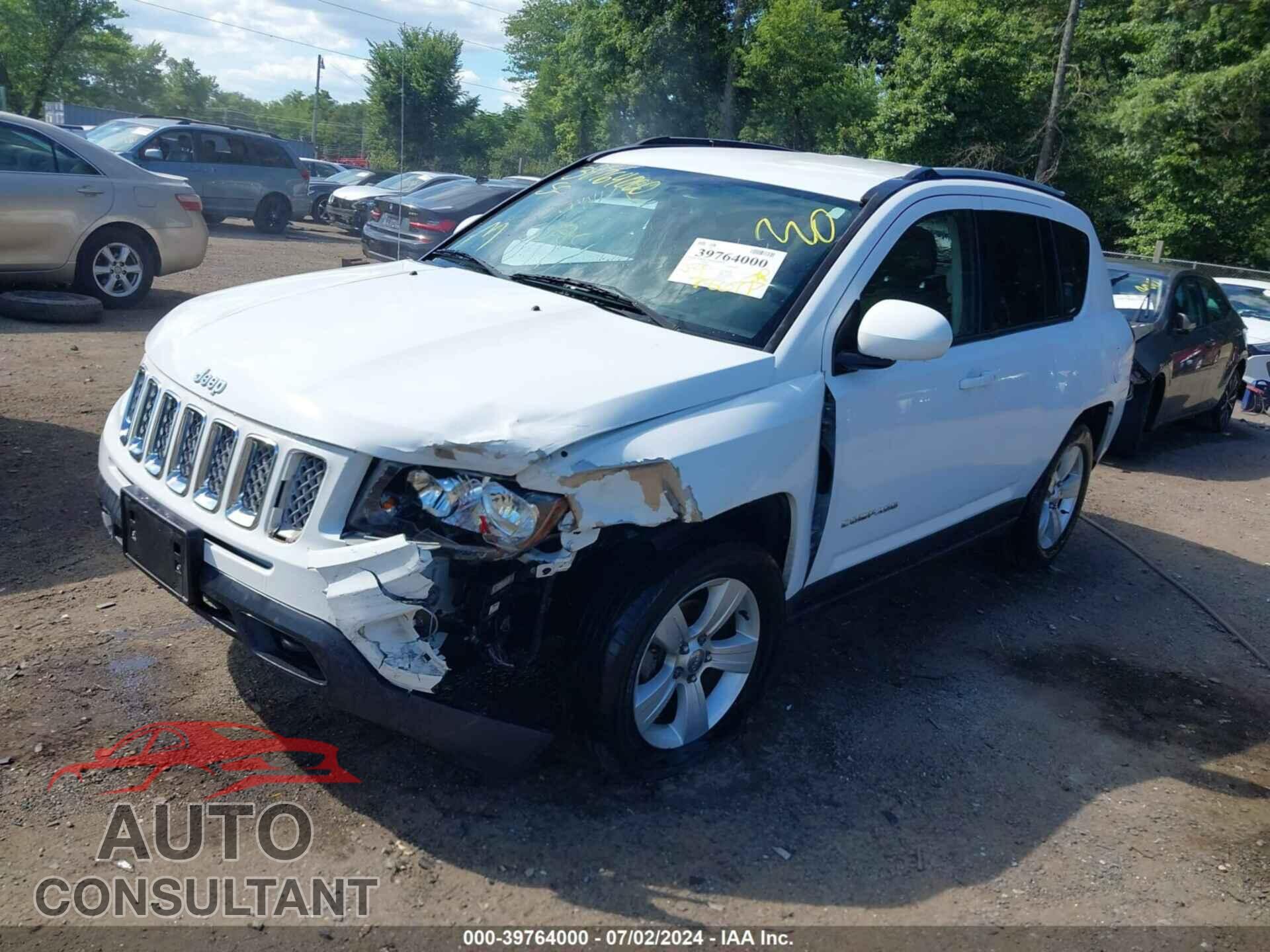 JEEP COMPASS 2017 - 1C4NJDEB8HD108908