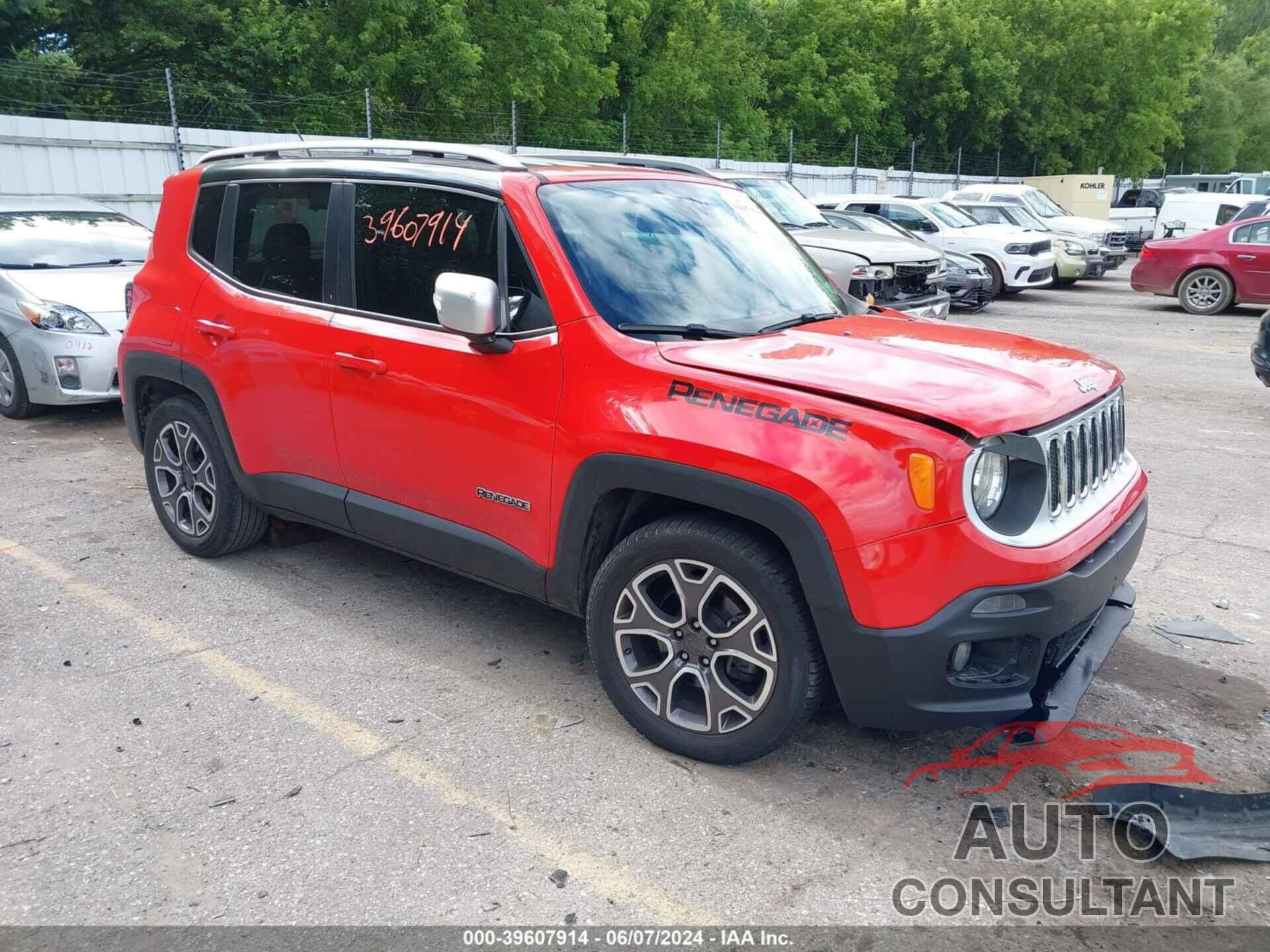 JEEP RENEGADE 2016 - ZACCJADT4GPC83432