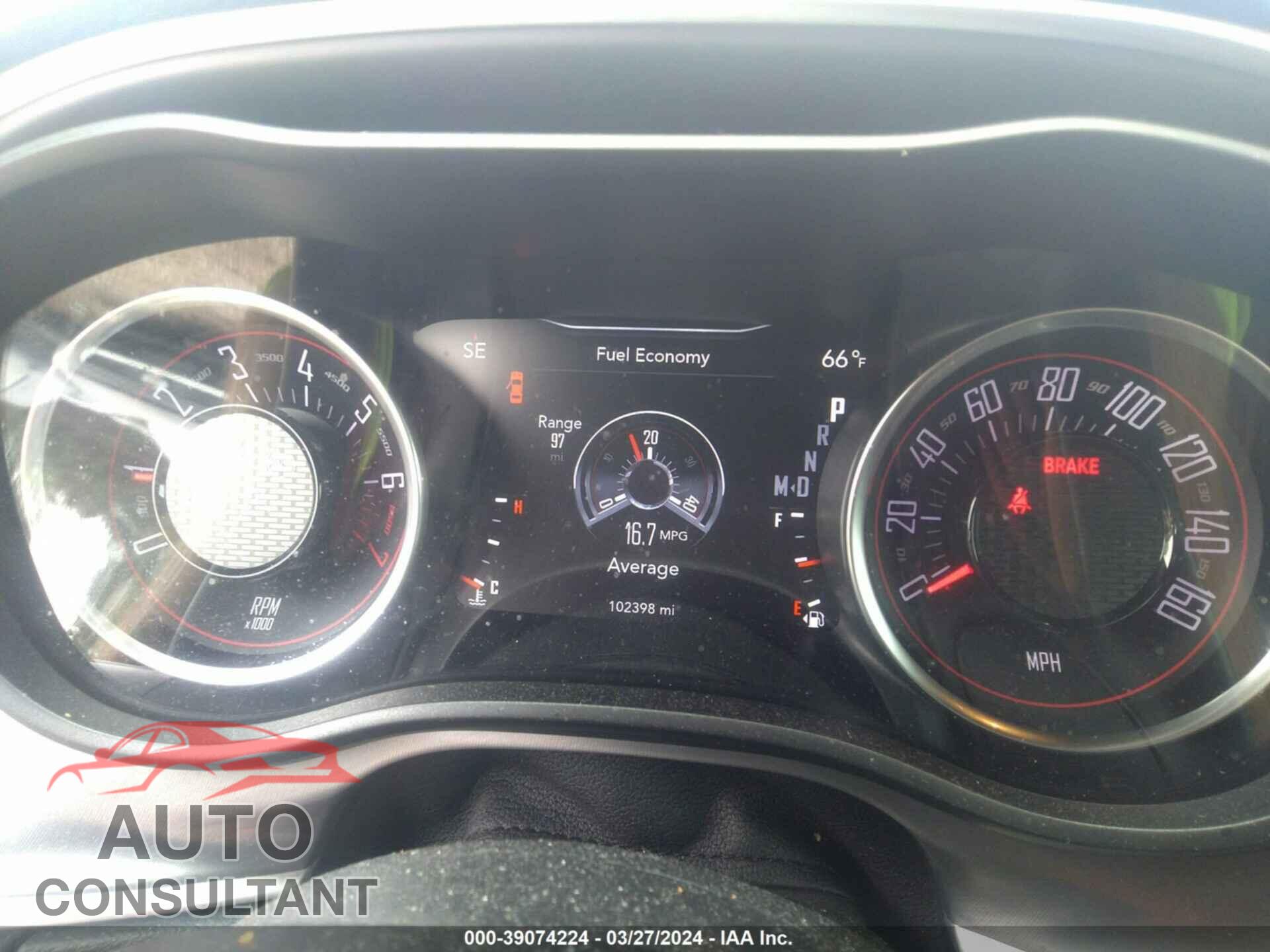 DODGE CHALLENGER 2019 - 2C3CDZAG4KH593026