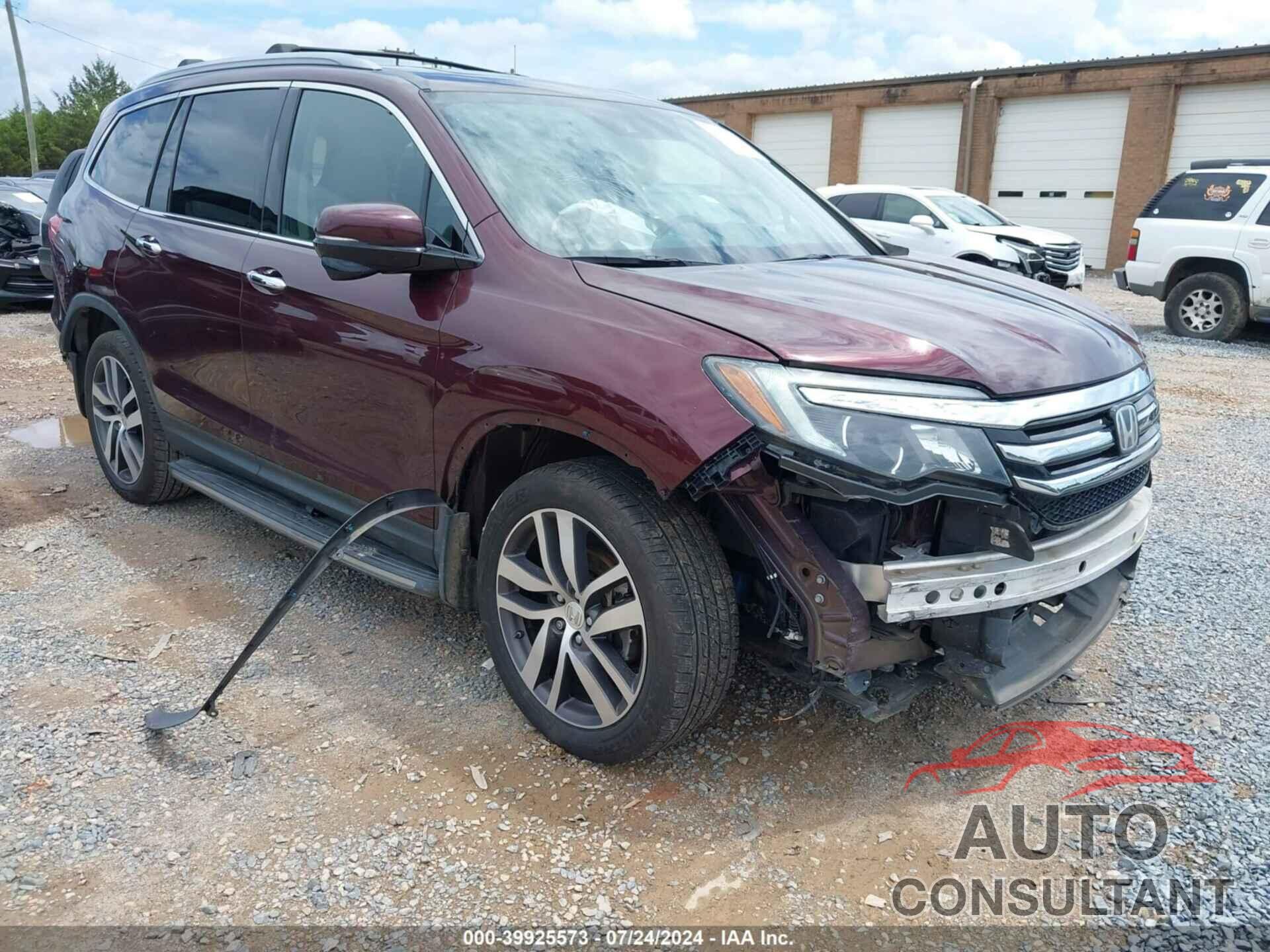 HONDA PILOT 2016 - 5FNYF6H97GB126035