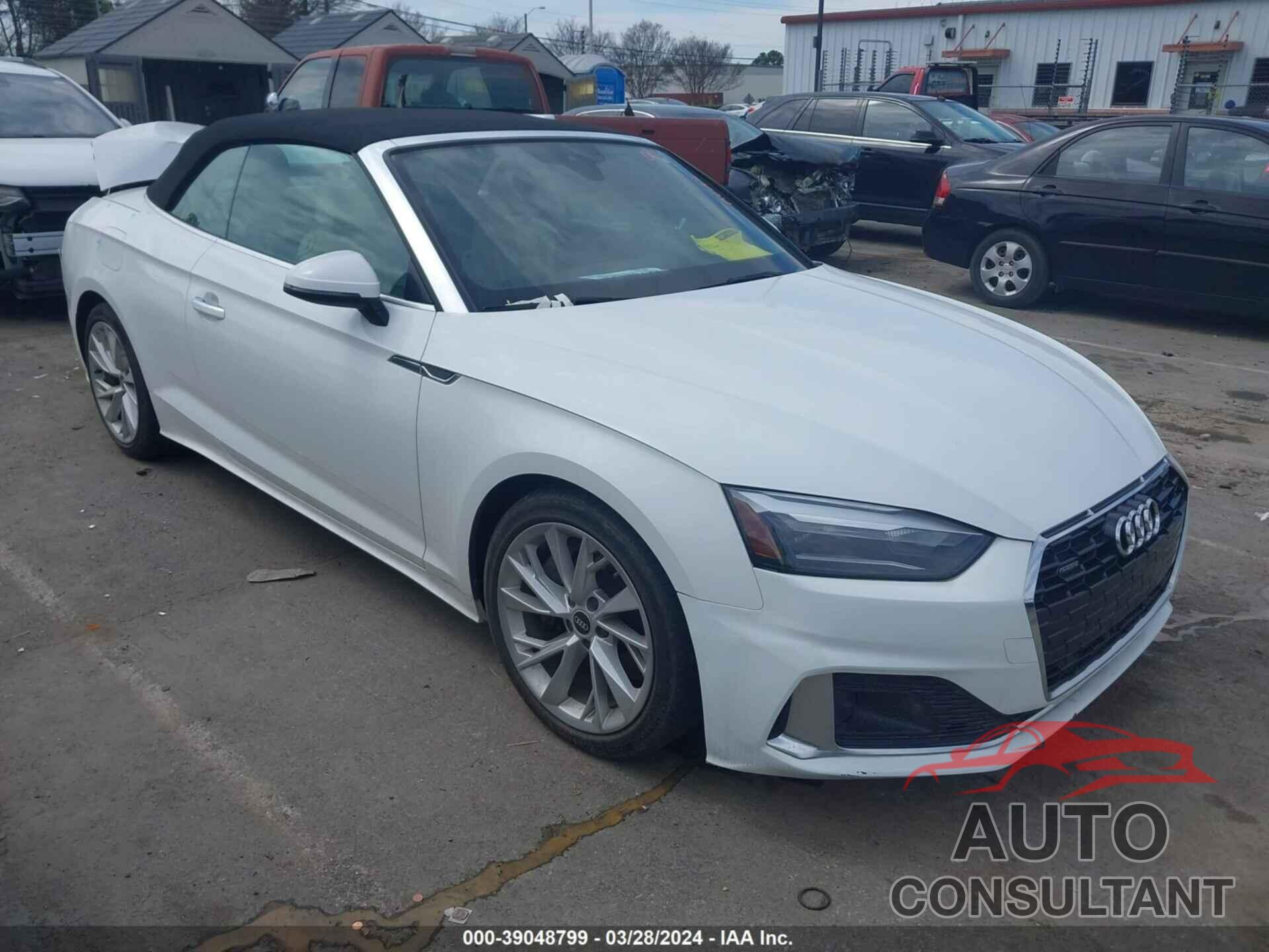 AUDI A5 CABRIOLET 2021 - WAU2AGF51MN002489
