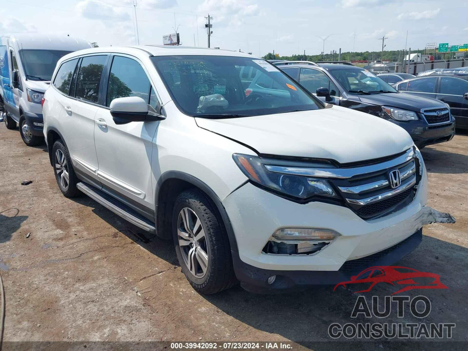 HONDA PILOT 2018 - 5FNYF6H71JB030536