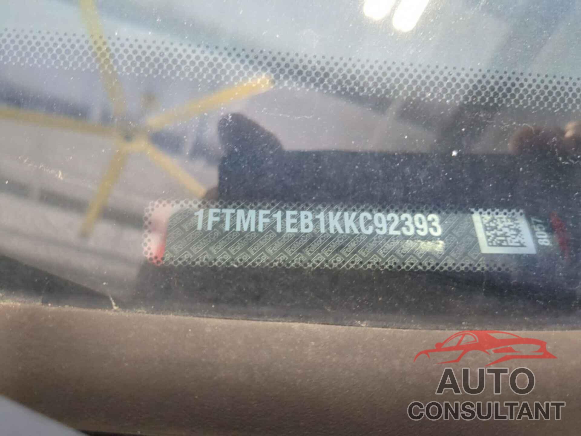 FORD F-150 2019 - 1FTMF1EB1KKC92393