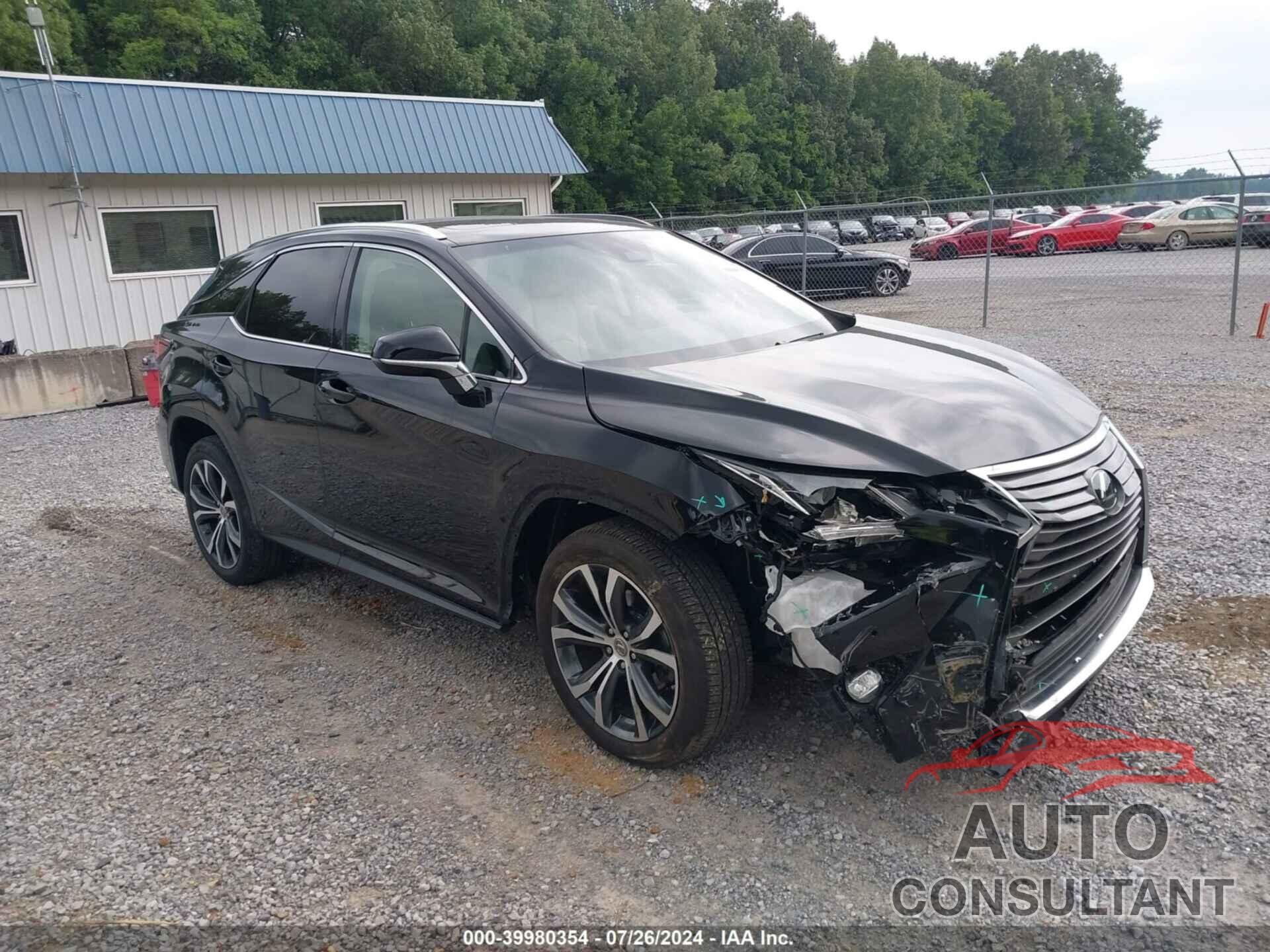 LEXUS RX 350 2017 - 2T2BZMCA6HC095722