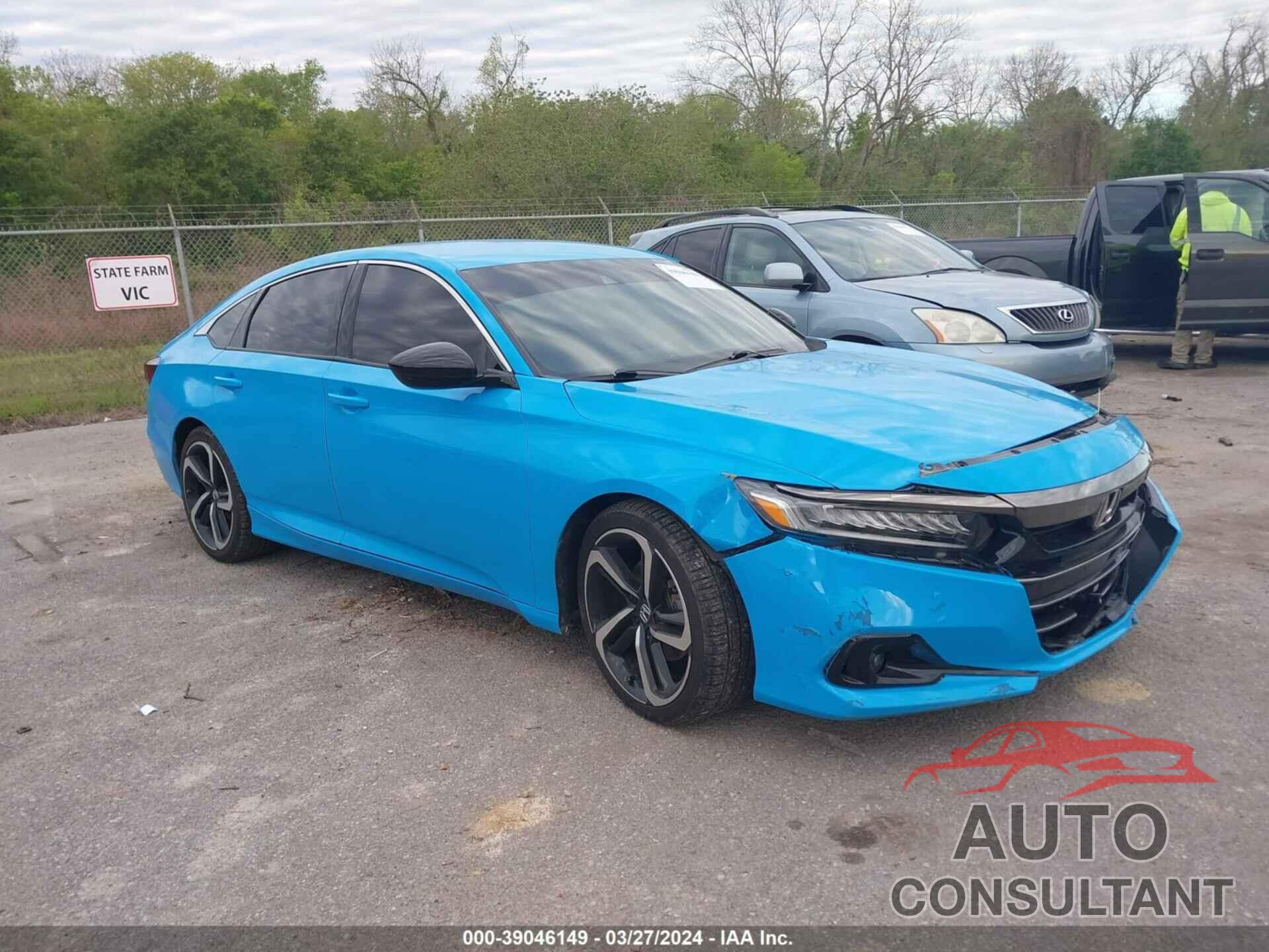 HONDA ACCORD 2021 - 1HGCV1F3XMA102896