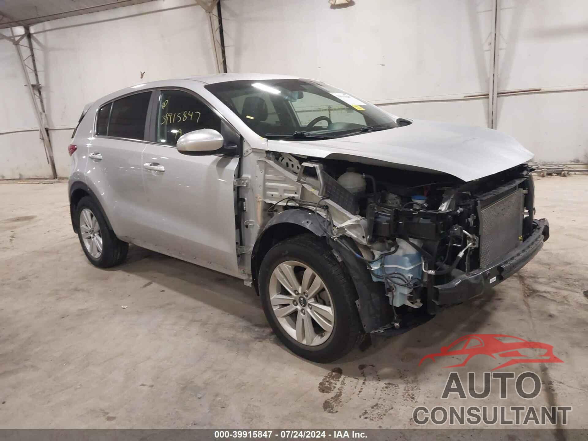 KIA SPORTAGE 2019 - KNDPMCAC3K7562885