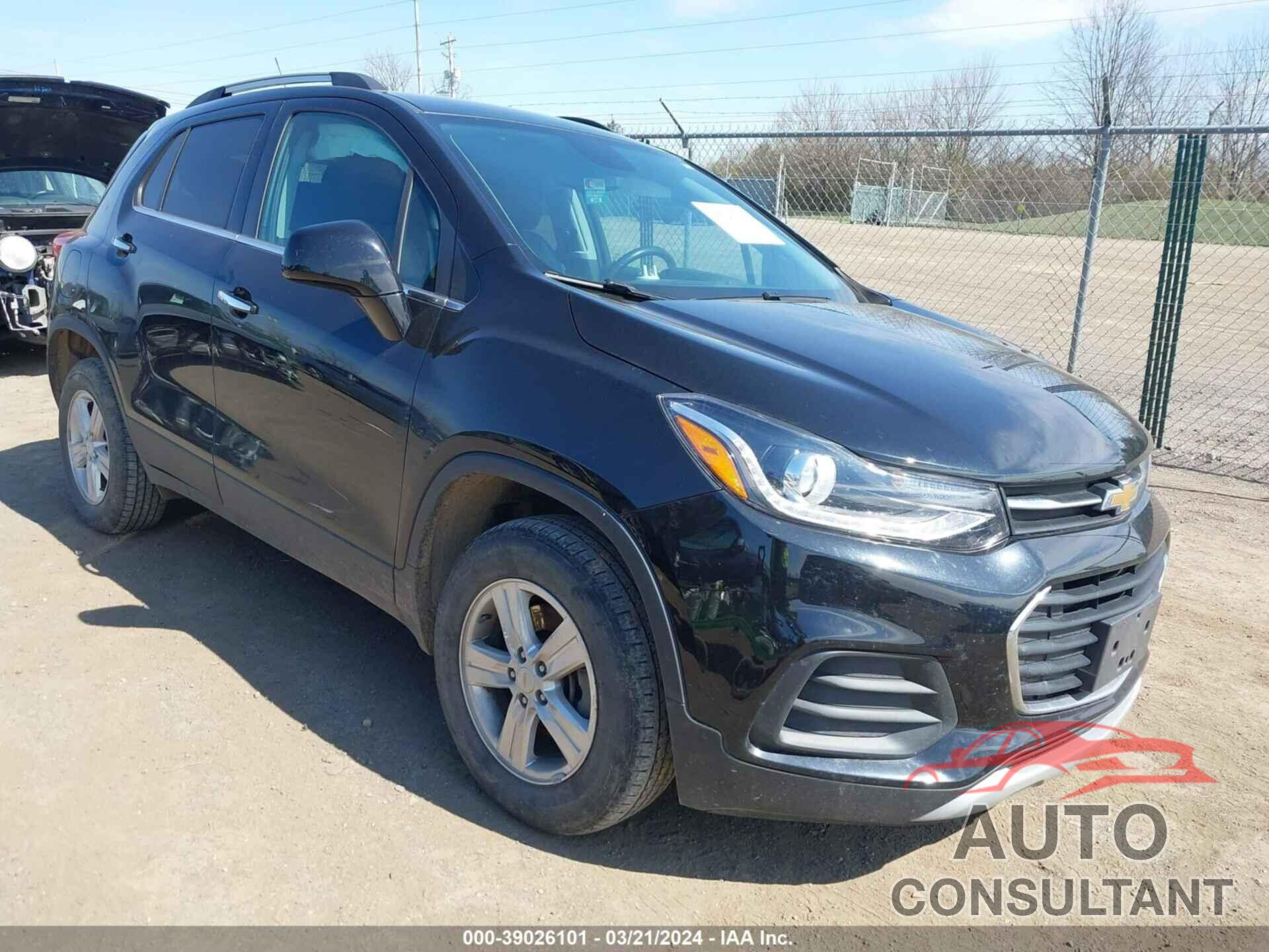 CHEVROLET TRAX 2019 - KL7CJPSB3KB948320