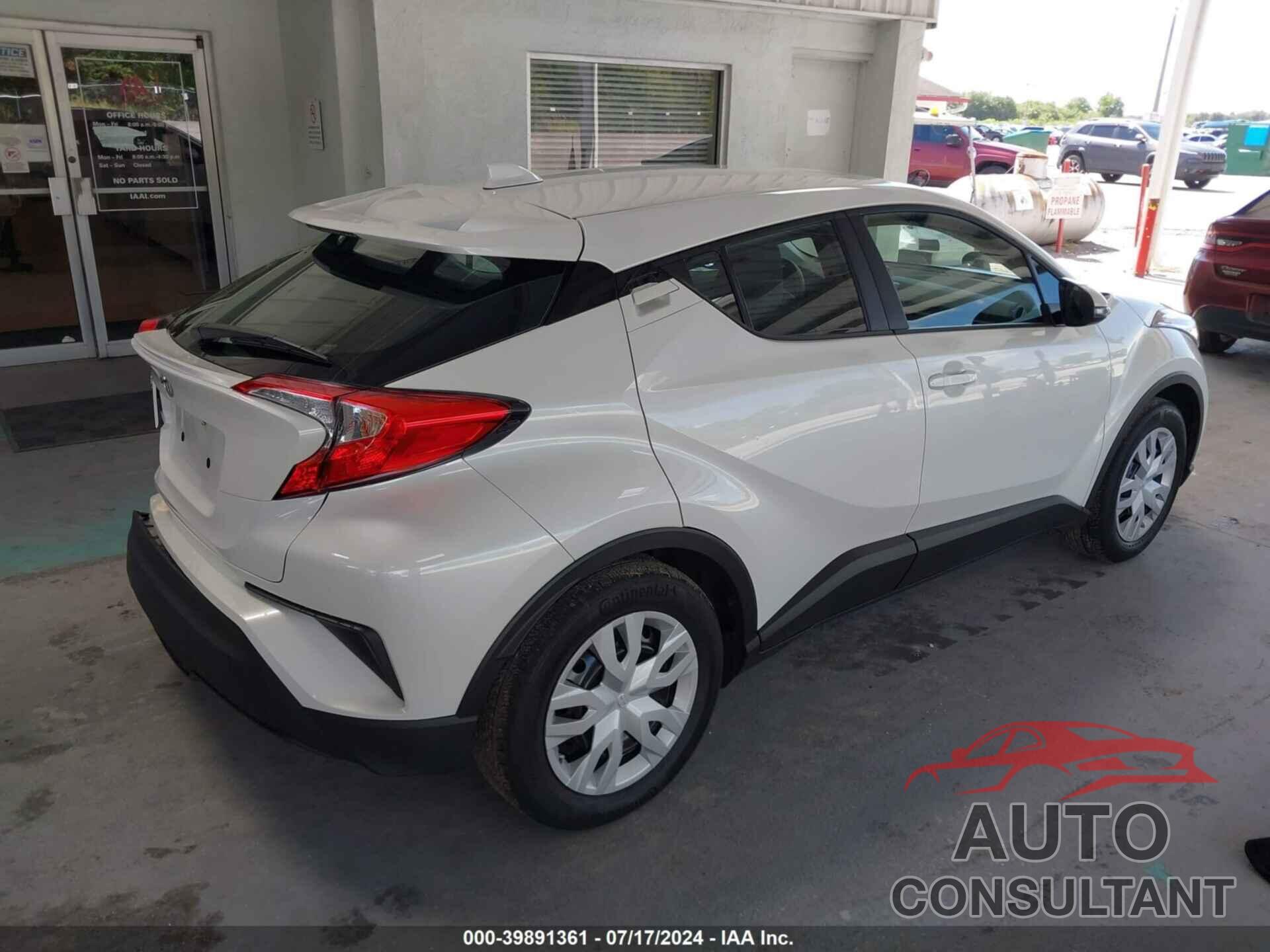 TOYOTA C-HR 2021 - NMTKHMBX6MR124049