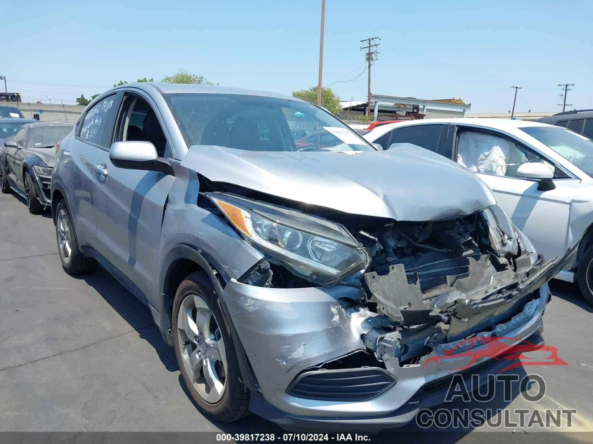 HONDA HR-V 2019 - 3CZRU5H30KG707681