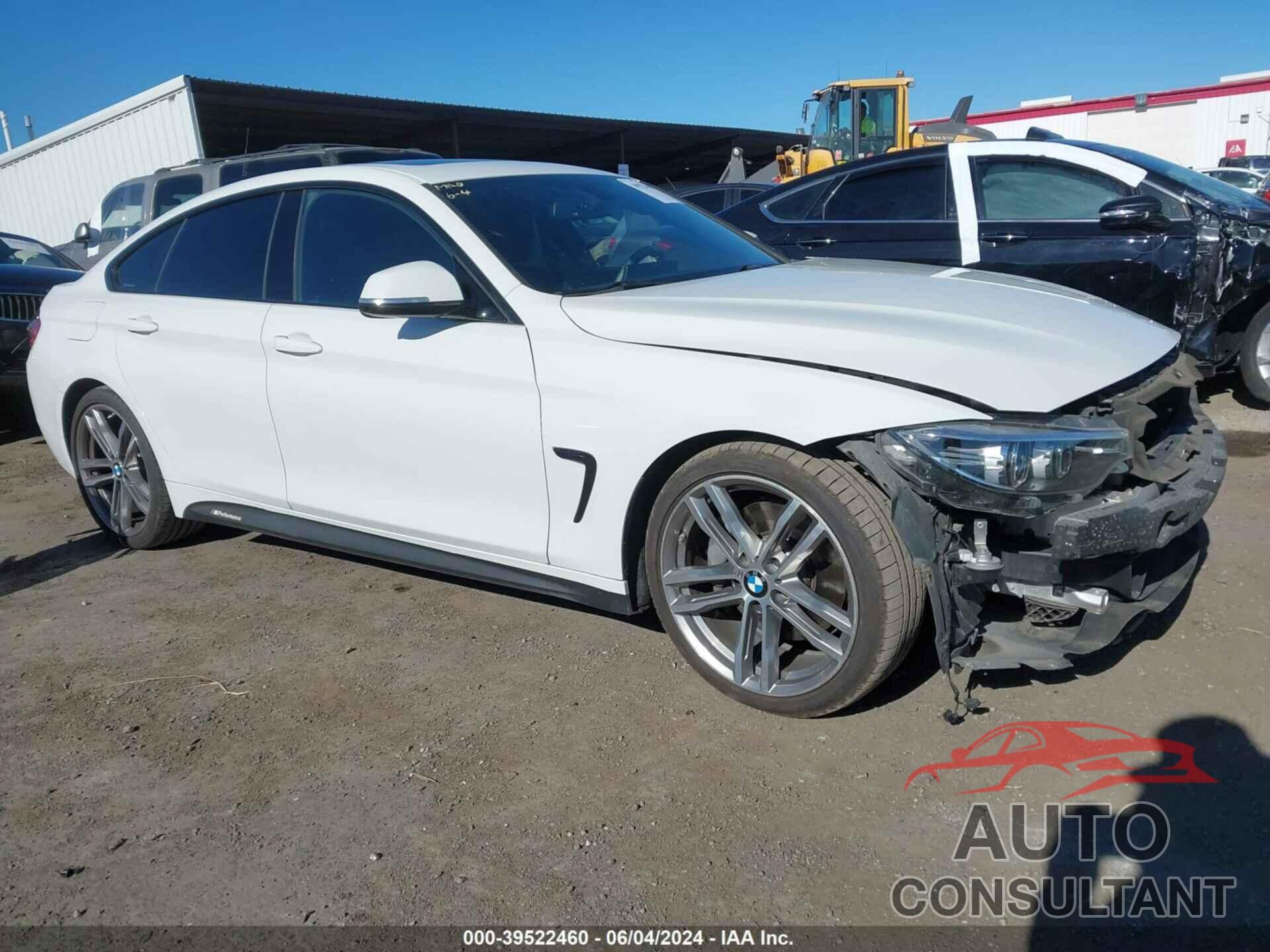 BMW 430I GRAN COUPE 2018 - WBA4J1C56JBG80911