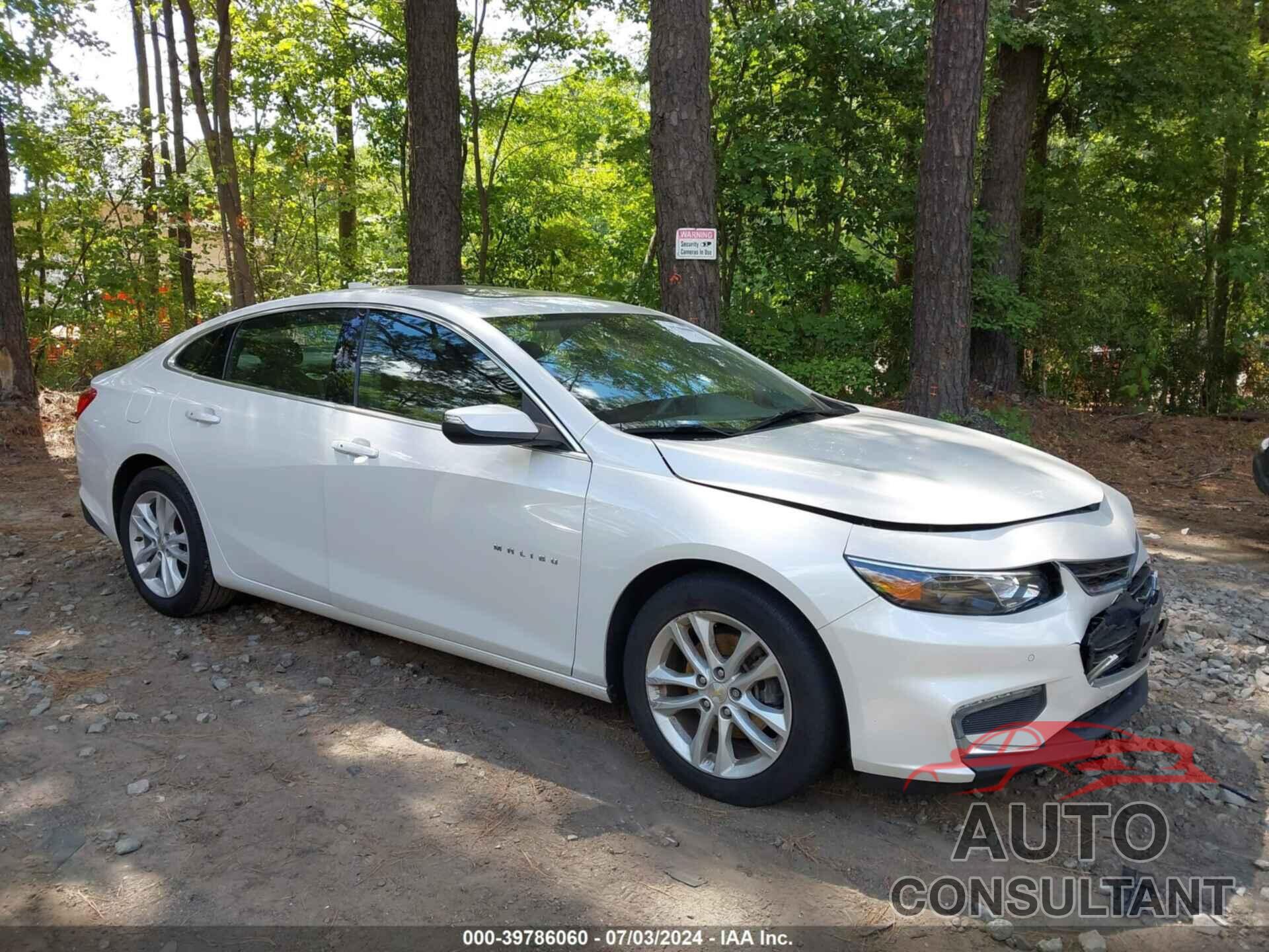 CHEVROLET MALIBU 2016 - 1G1ZE5STXGF355500