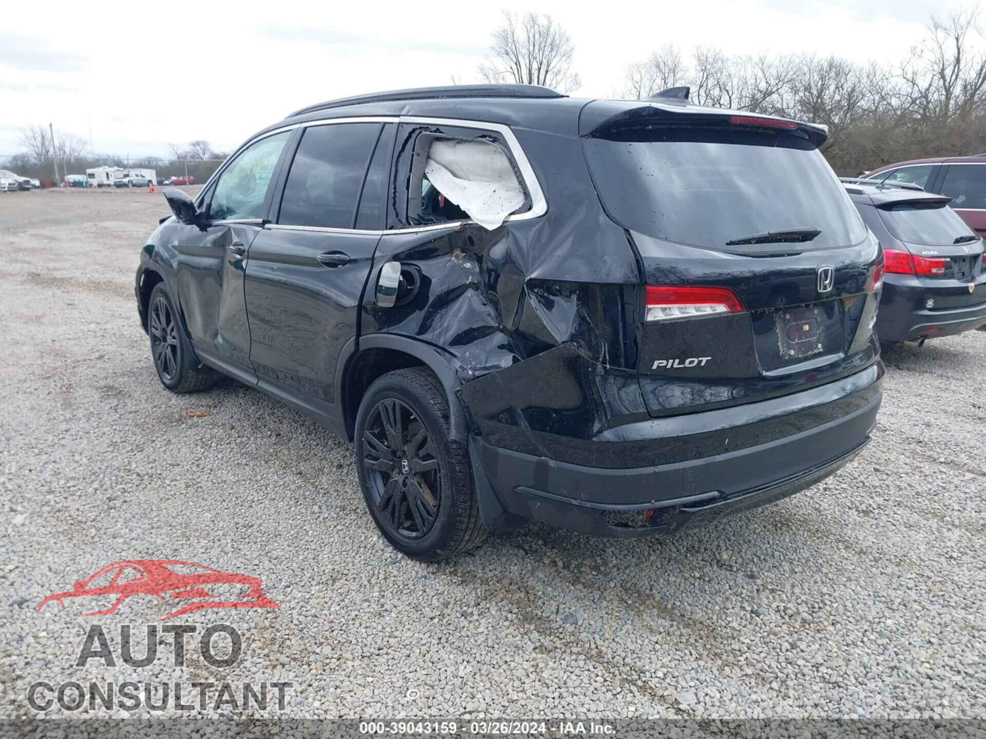 HONDA PILOT 2021 - 5FNYF6H21MB098120
