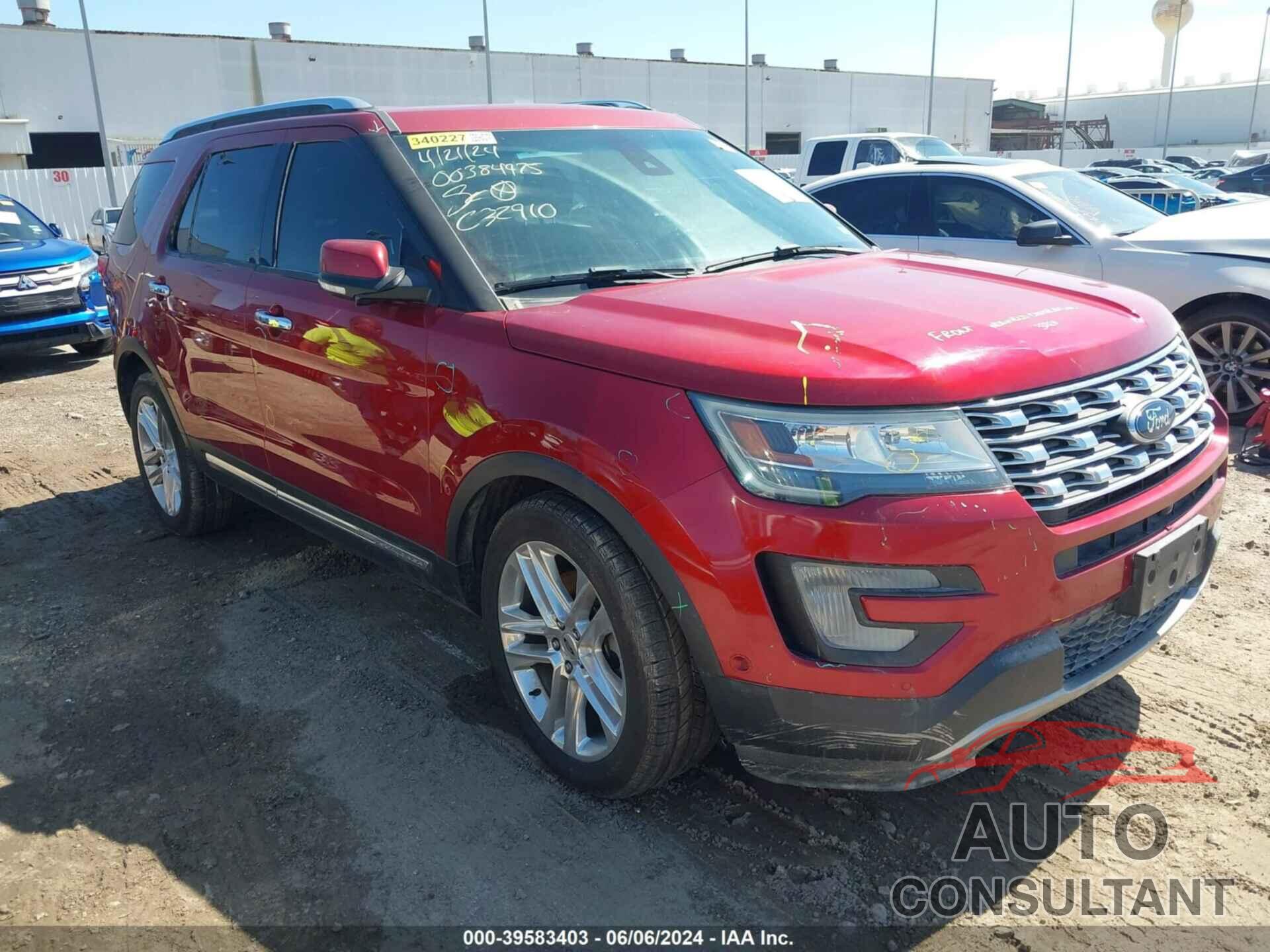 FORD EXPLORER 2016 - 1FM5K7FH9GGC32910