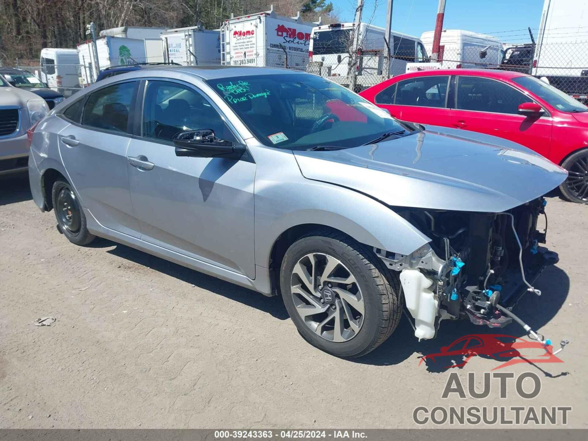 HONDA CIVIC 2016 - 19XFC2F74GE245824