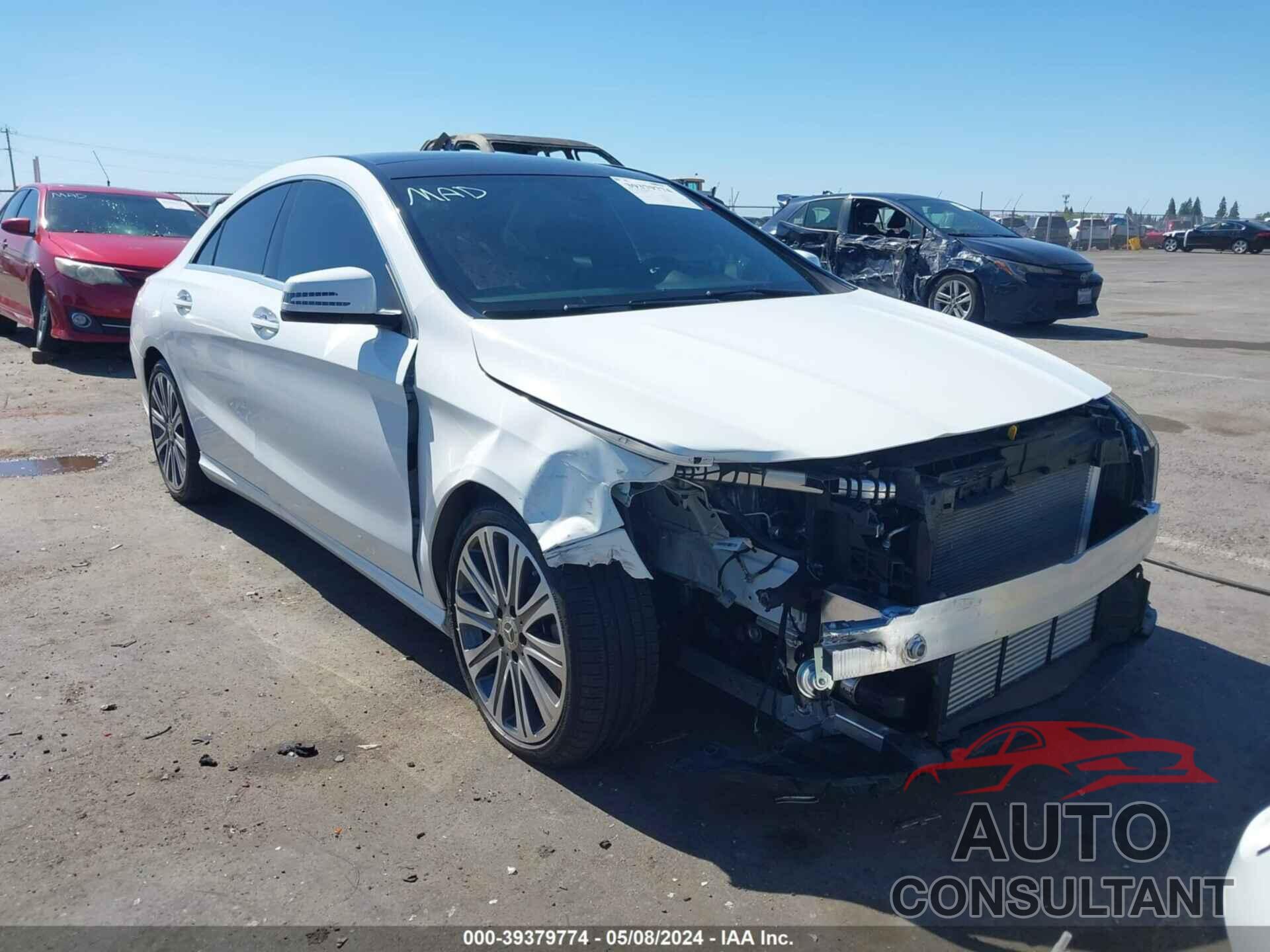 MERCEDES-BENZ CLA 250 2018 - WDDSJ4EB6JN683341