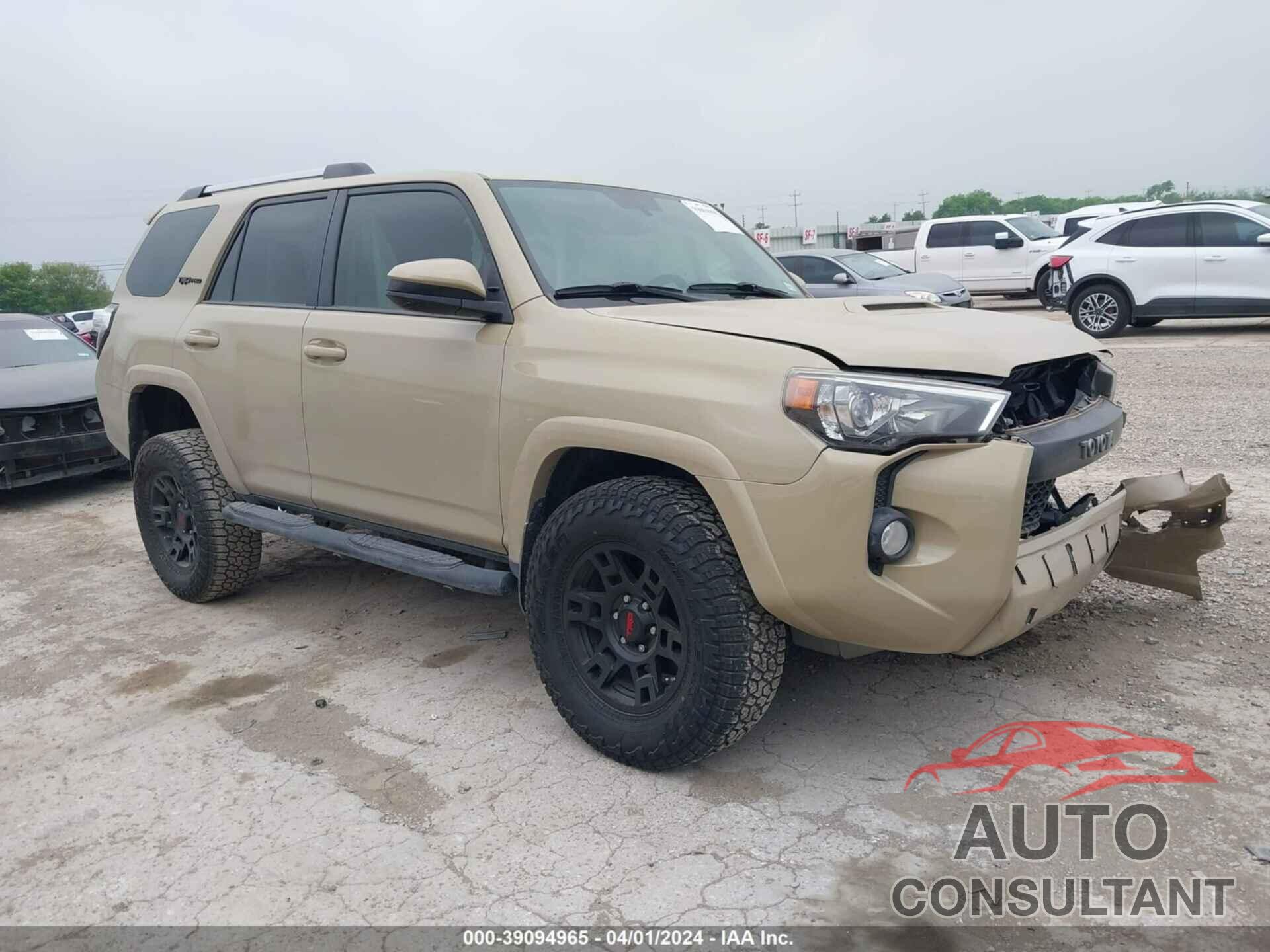 TOYOTA 4RUNNER 2016 - JTEBU5JR7G5368997