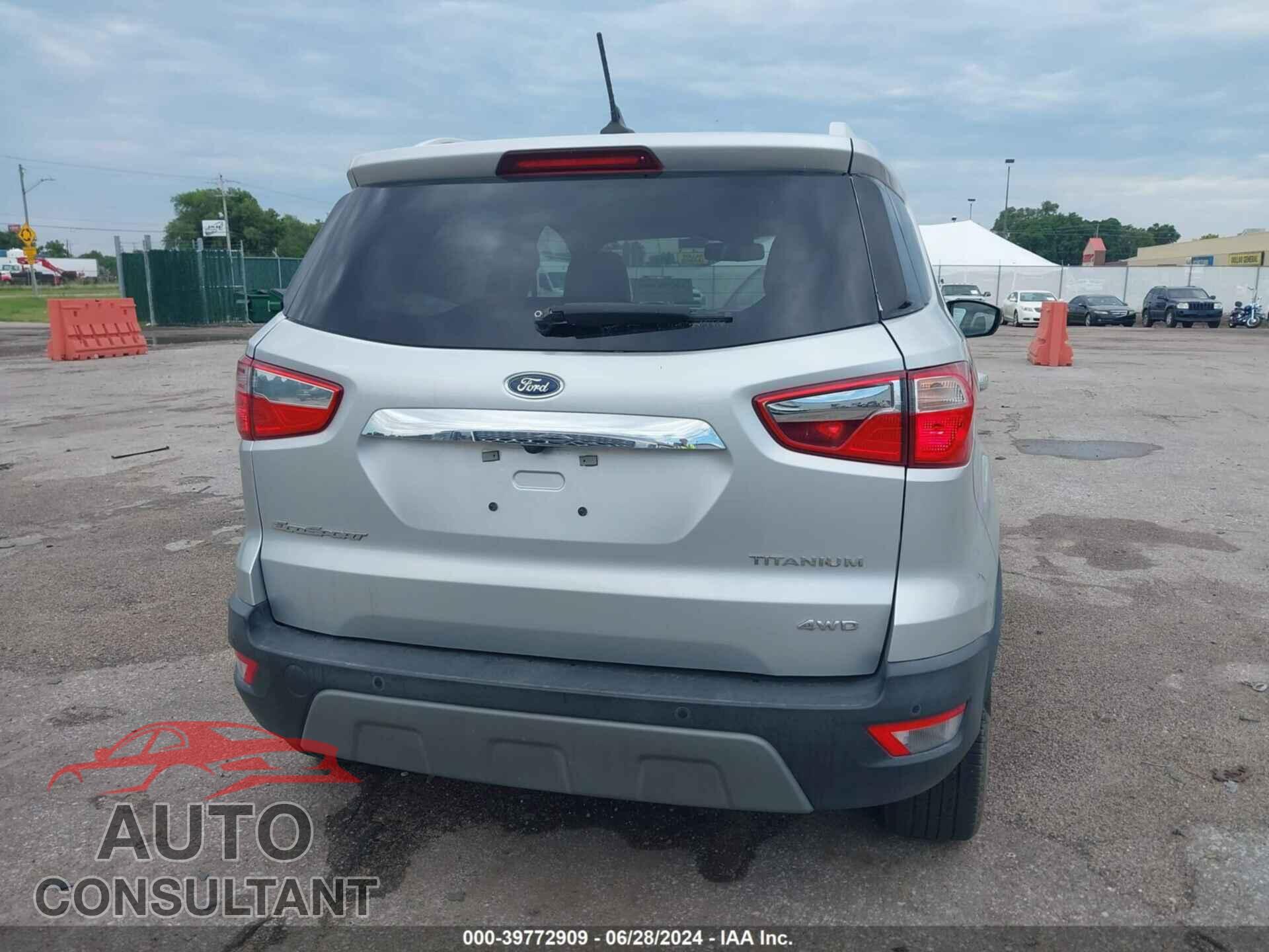 FORD ECOSPORT 2020 - MAJ6S3KL7LC347380