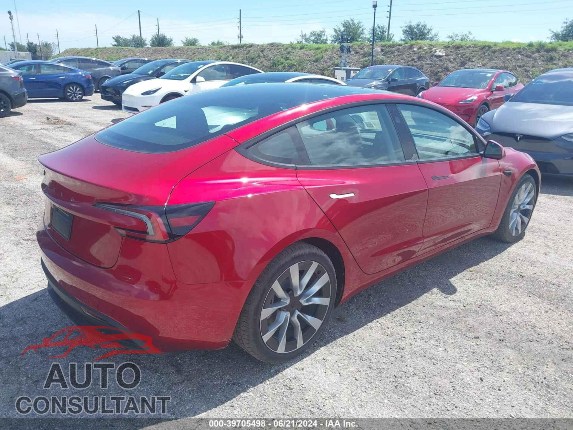 TESLA MODEL 3 2024 - 5YJ3E1EAXRF752664